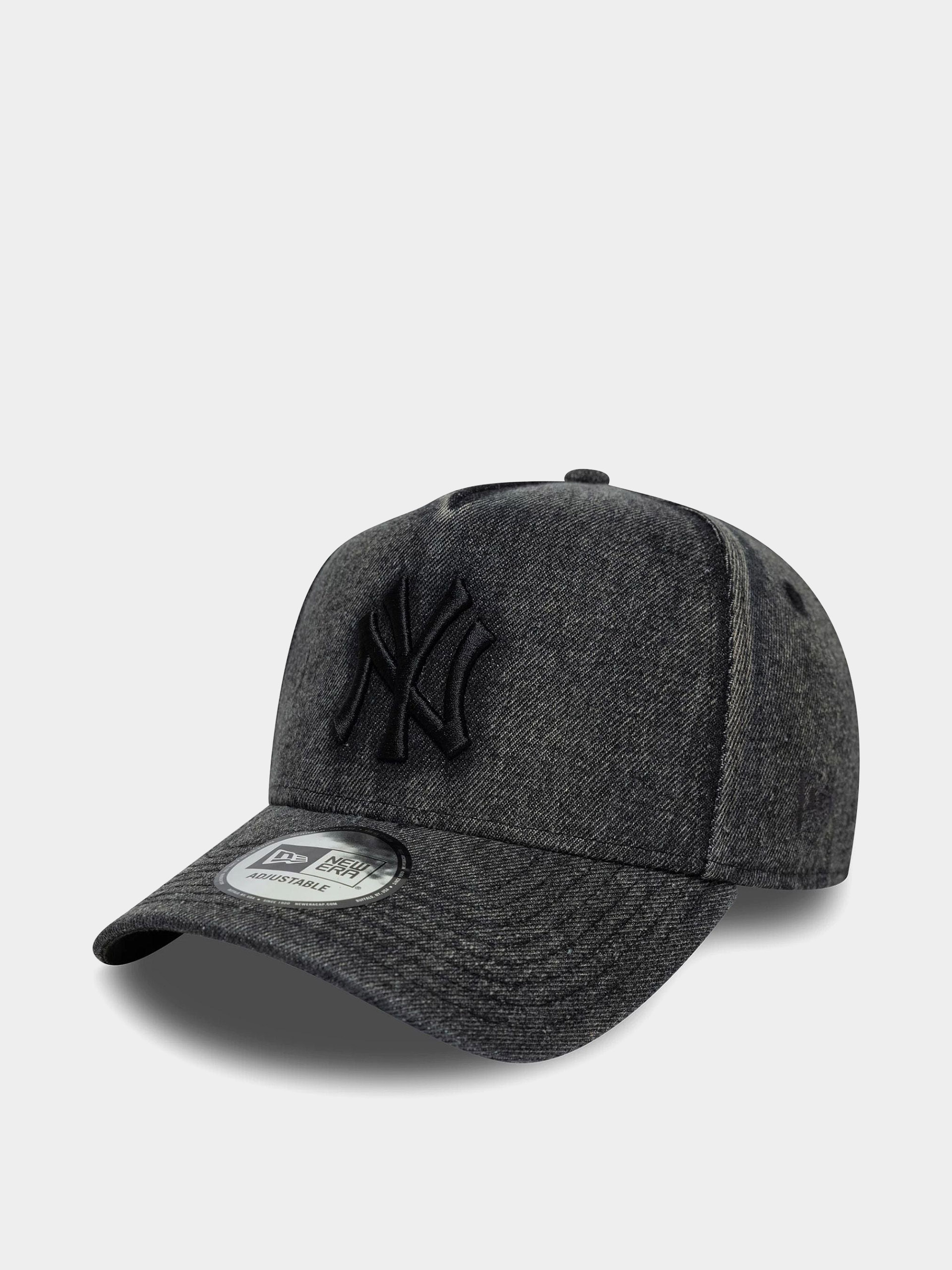 New Era Cap Wordmark Denim Eframe New York Yankees (black)