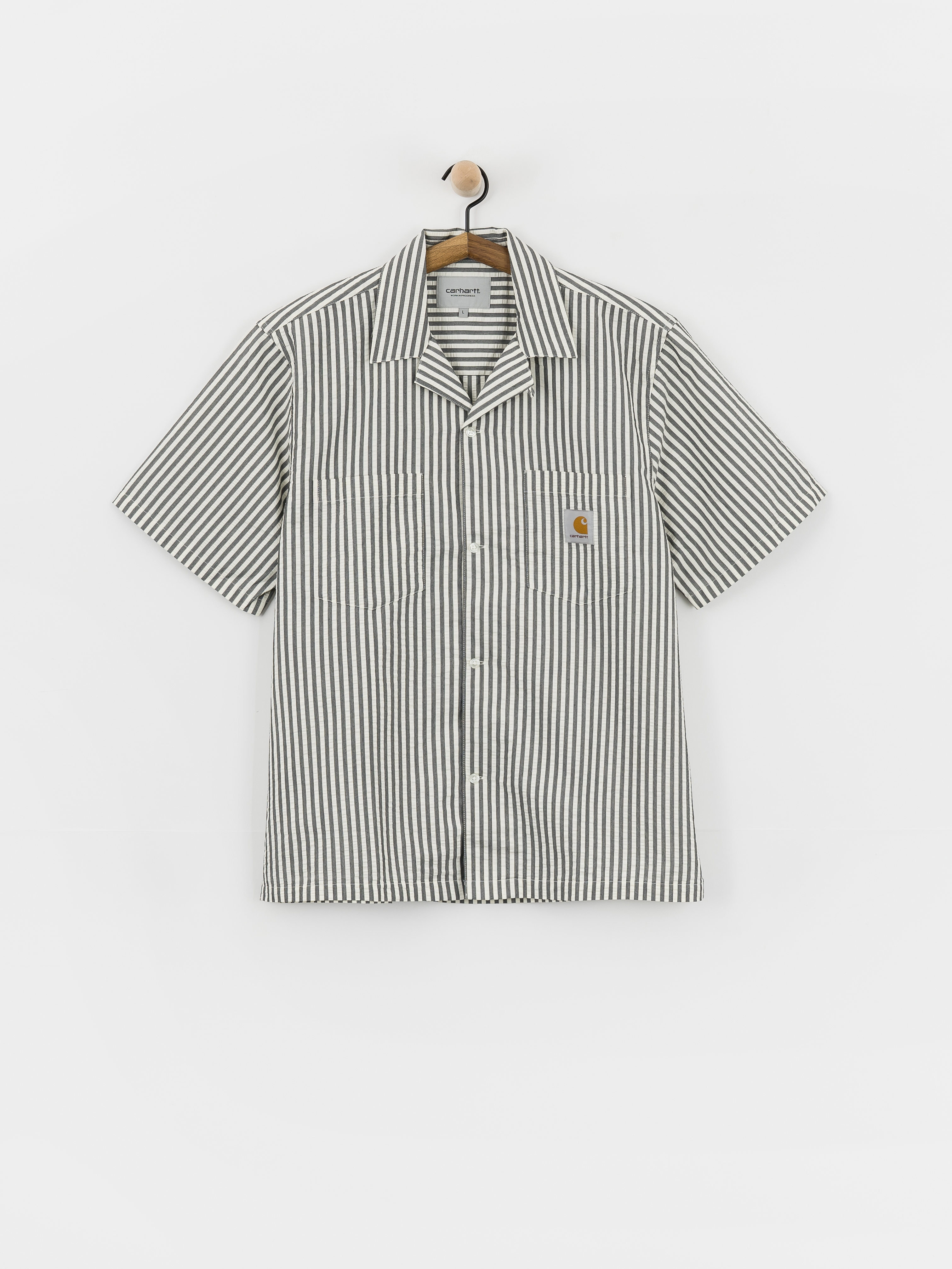Carhartt WIP Terrell Shirt - transparent (terrell stripe dark navy