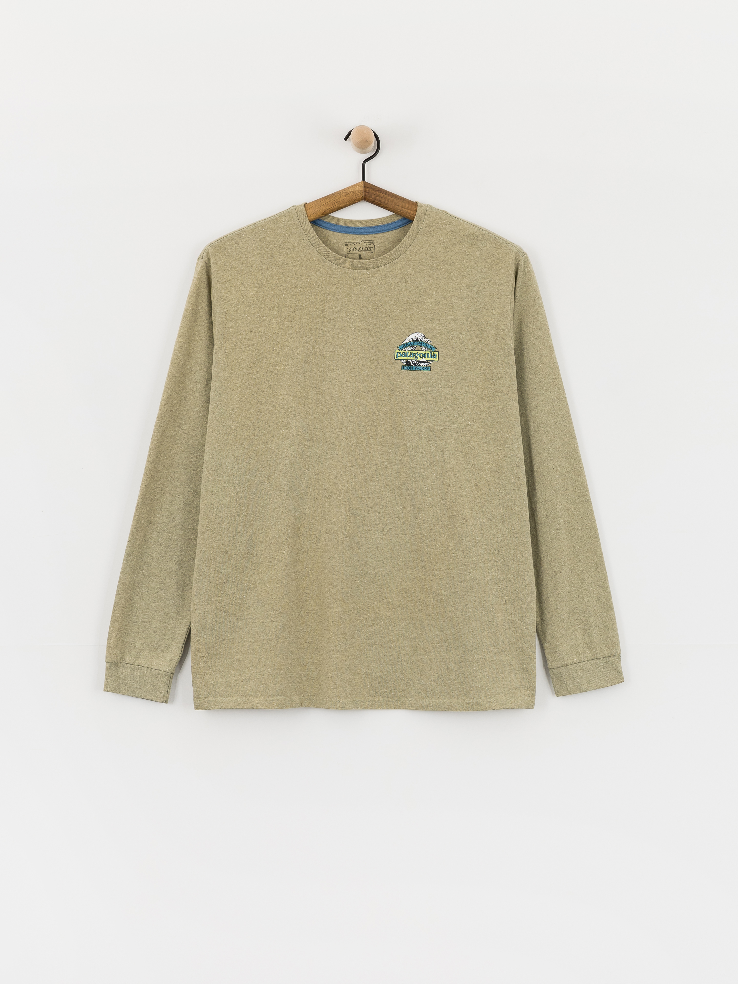 Patagonia Longsleeve Great Waves (gumtree green)