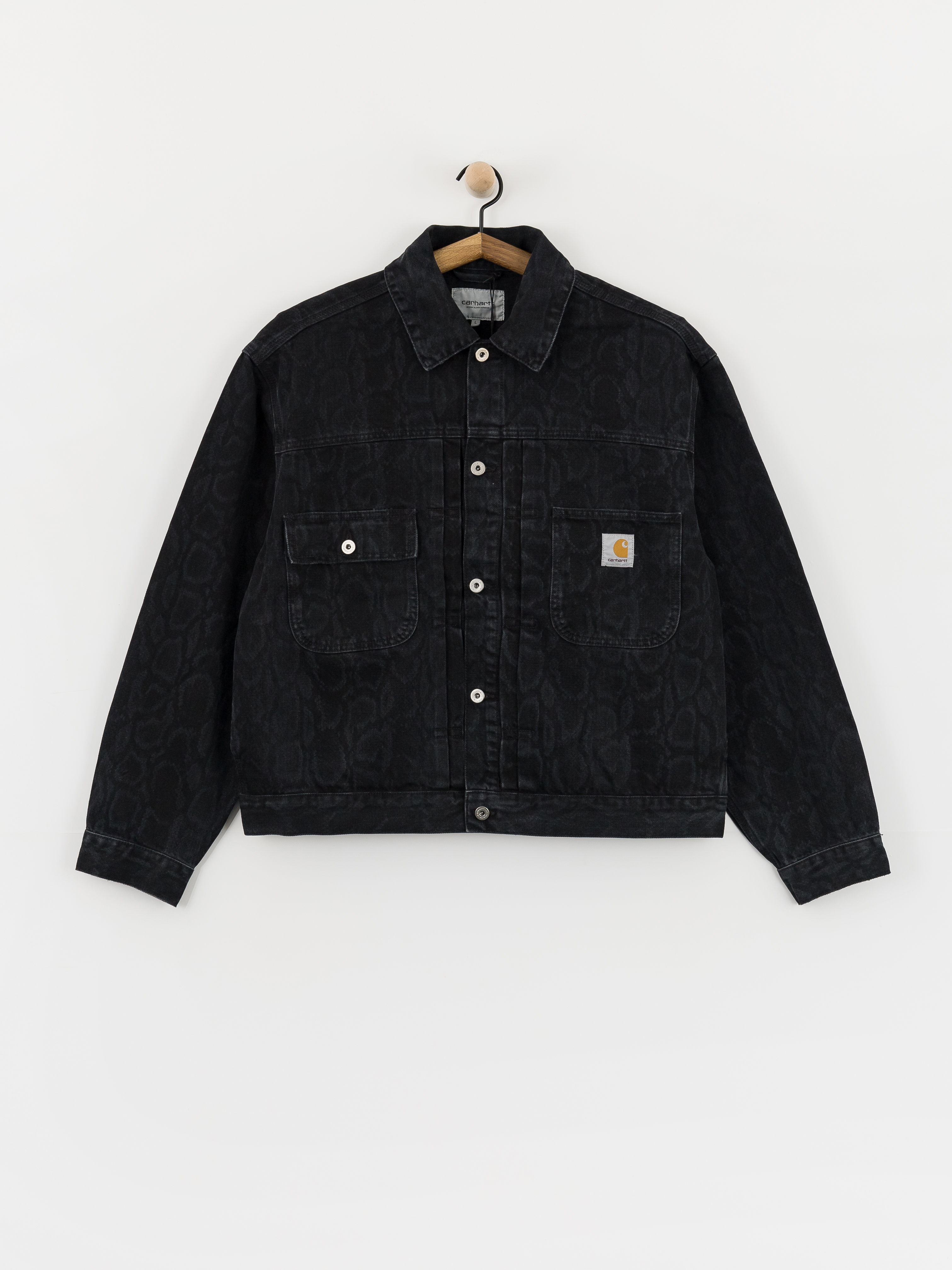 Carhartt WIP Jacket Belmar - black (snake camo/black)