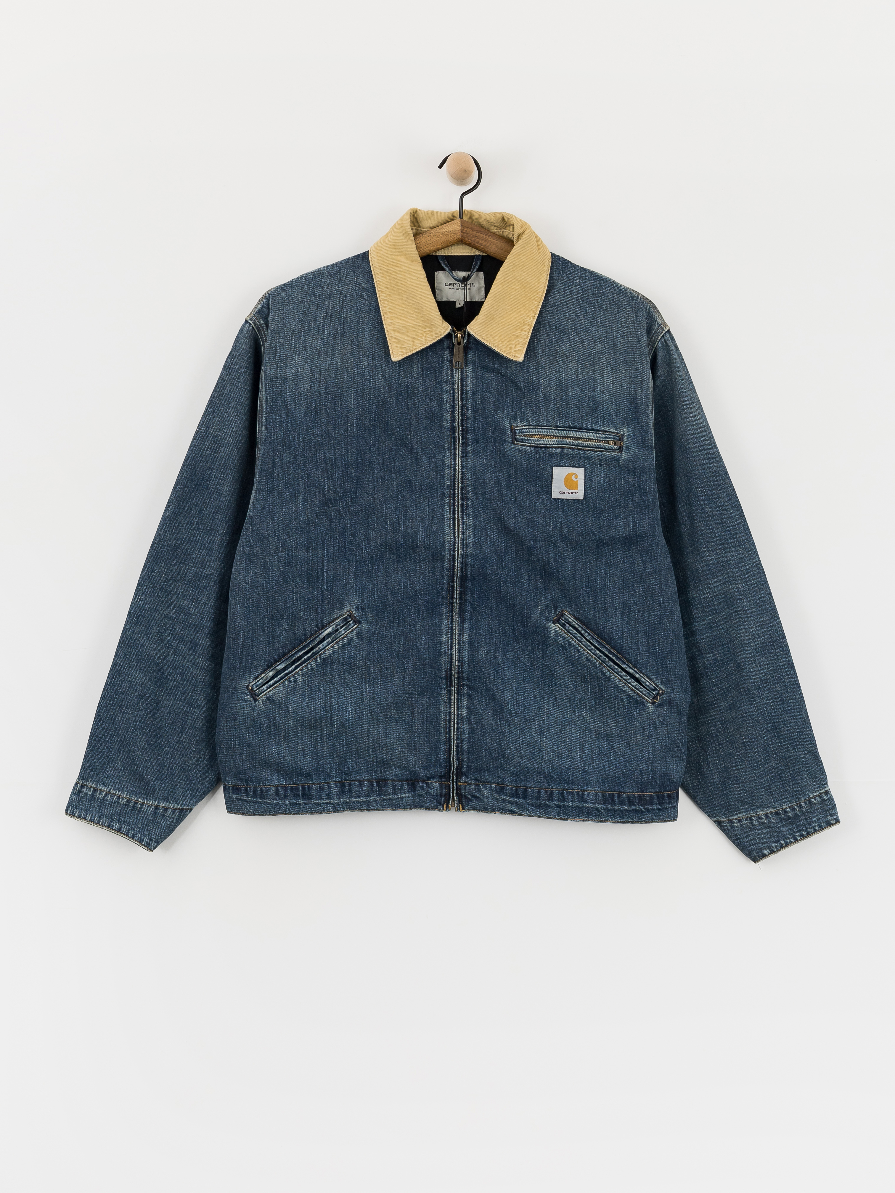 Carhartt WIP Jacket OG Detroit - grey (black/black/chalk wash)