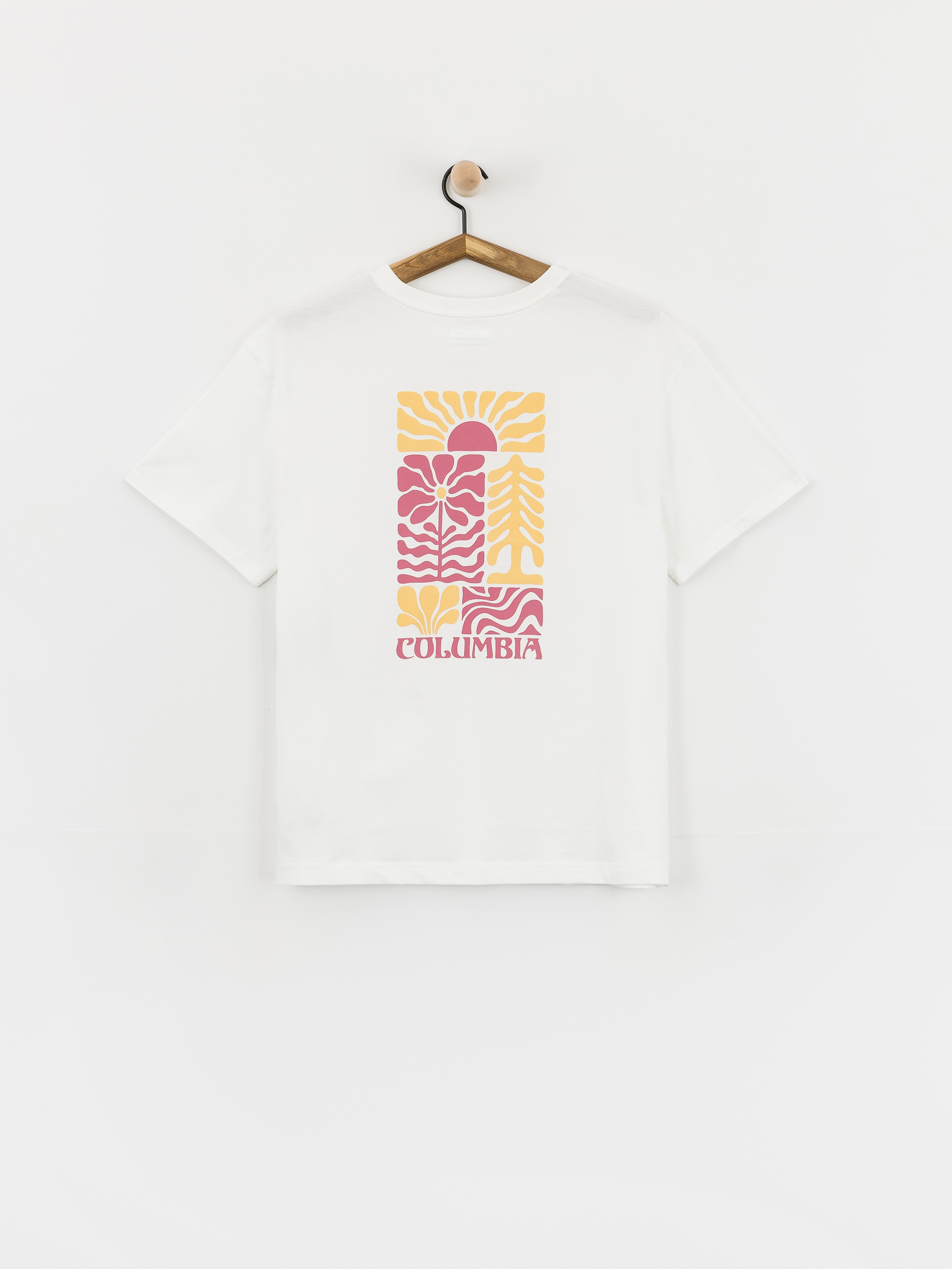Columbia T-Shirt Rolling Bend Graphic Oversized Wmn (white/floral groove)