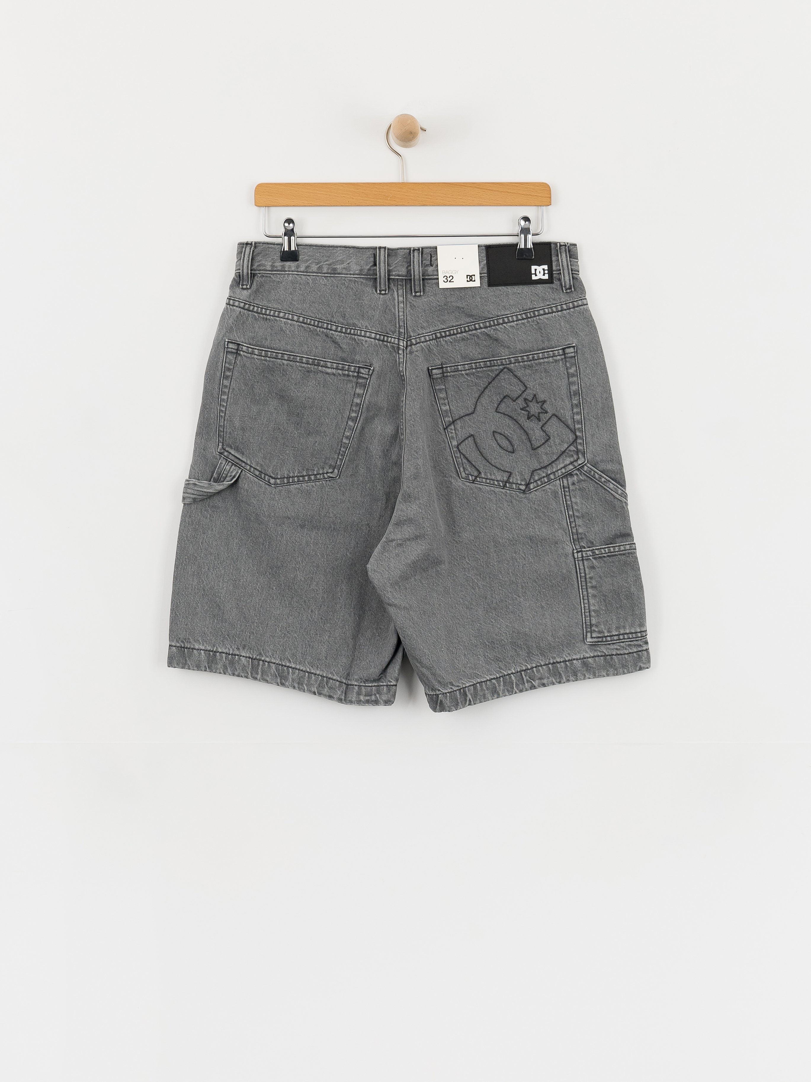 DC Shorts Baggy Denim Carpenter (medium grey)