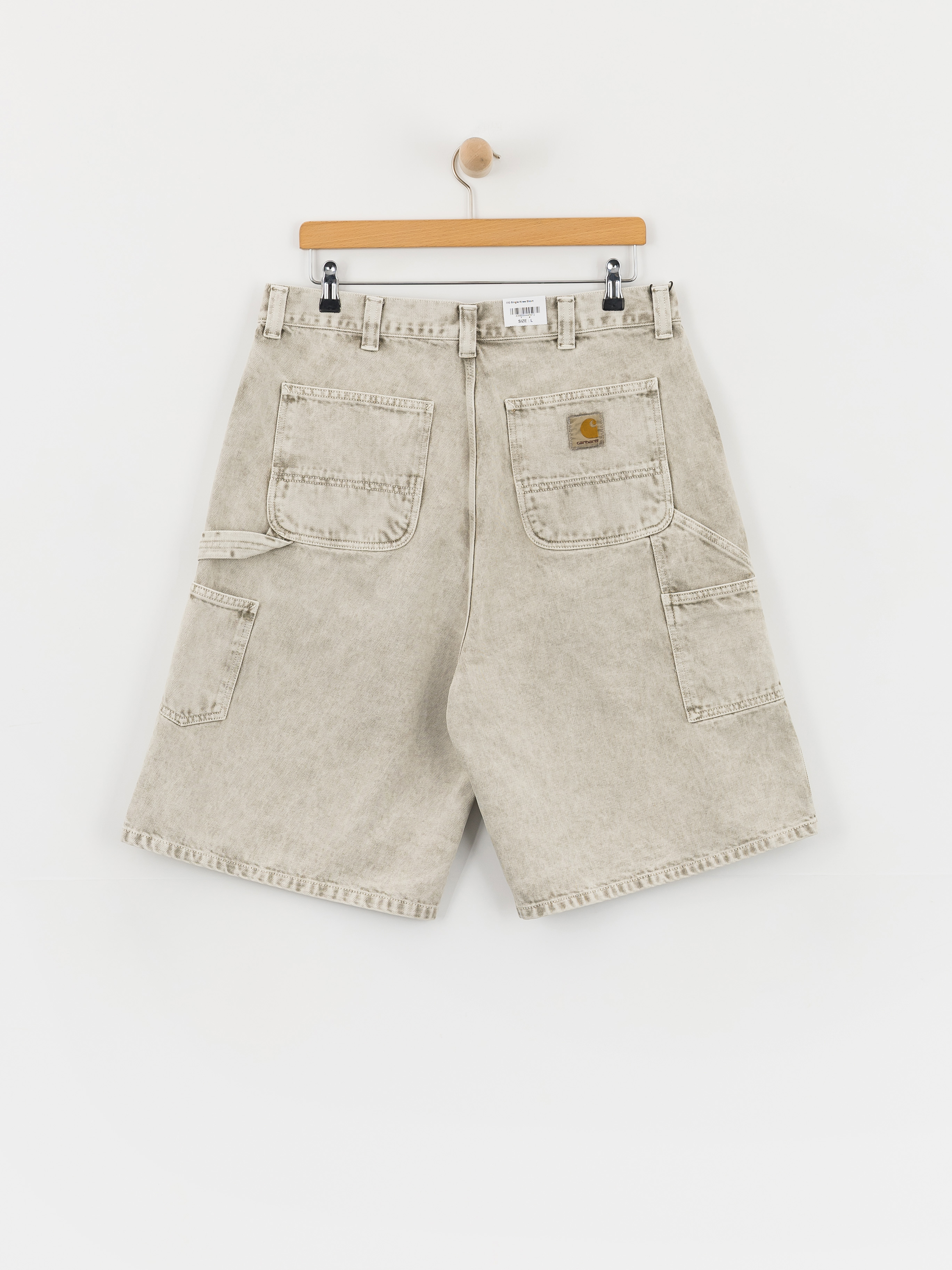 Carhartt WIP Shorts OG Single Knee (opuntia chalk wash)