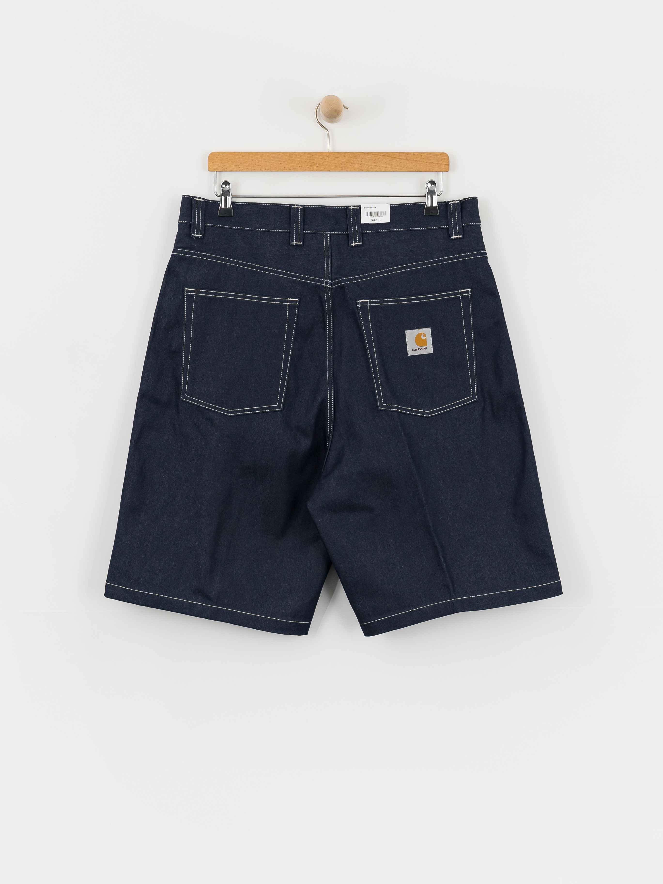 Carhartt WIP Shorts Brandon - navy blue (blue rigrid)