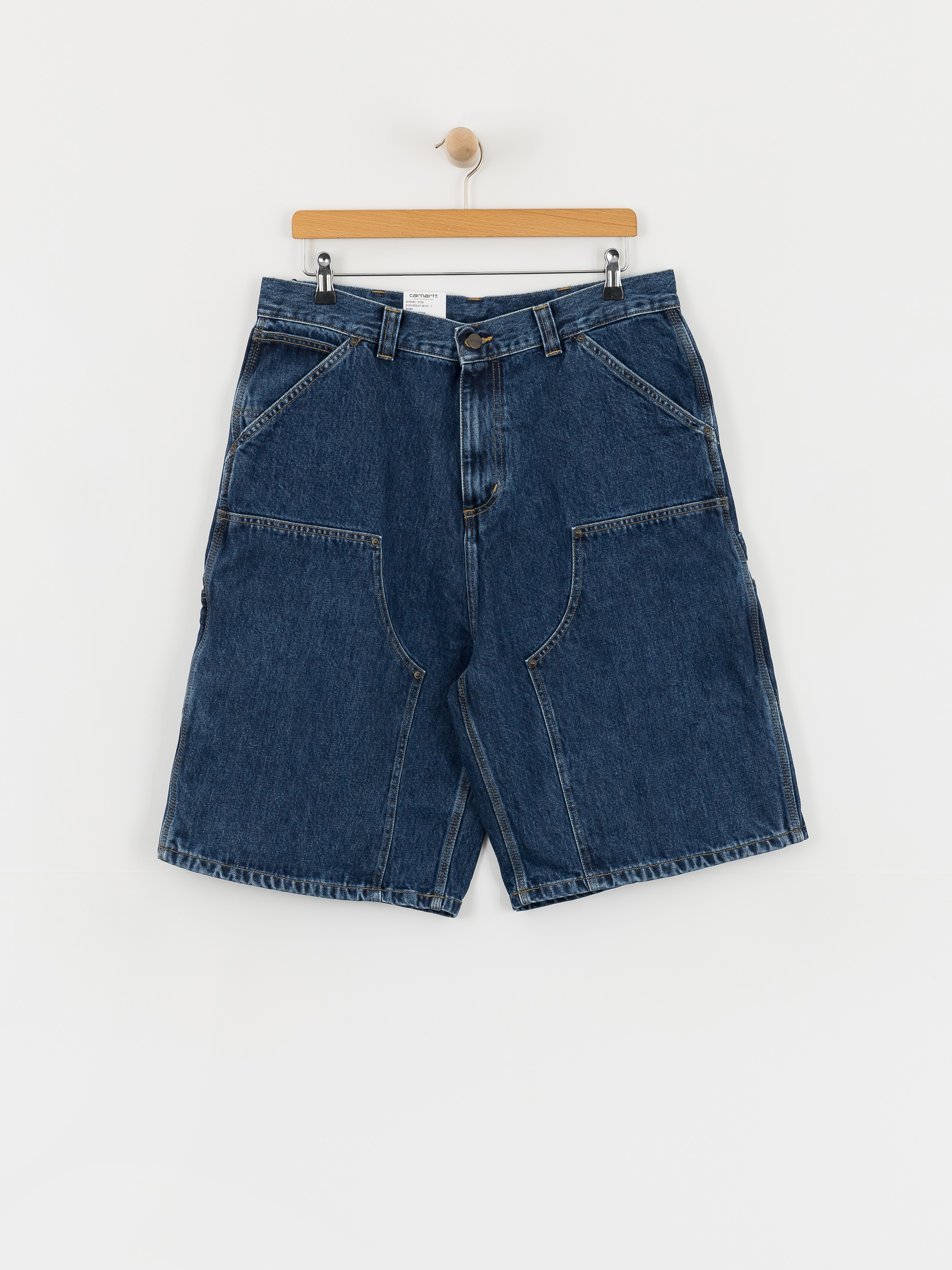 Carhartt WIP Shorts OG Double Knee - black, camo (snake camo/black)