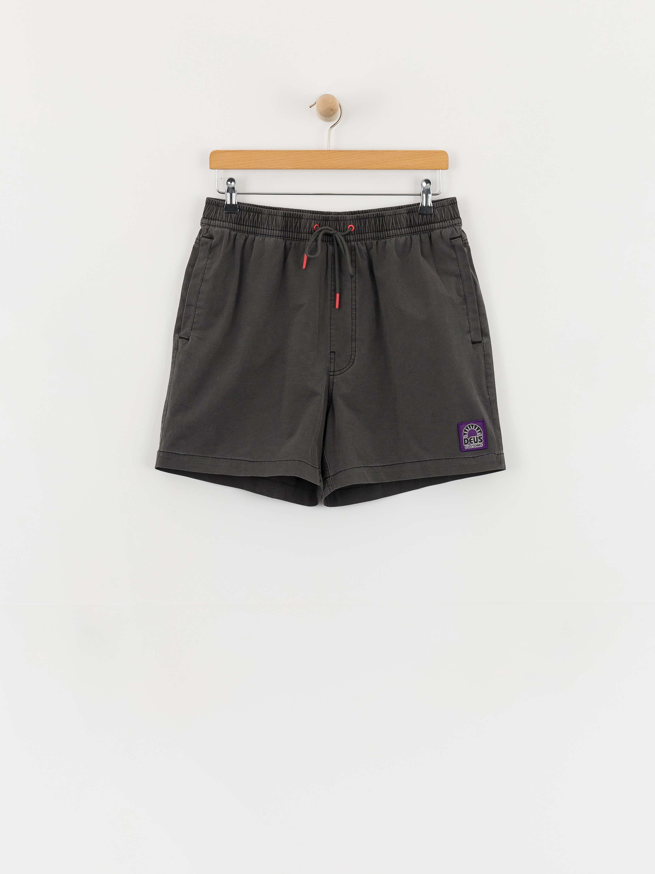 Deus Ex Machina Boardshorts Sandbar Garment Dyed Mesh (anthracite)