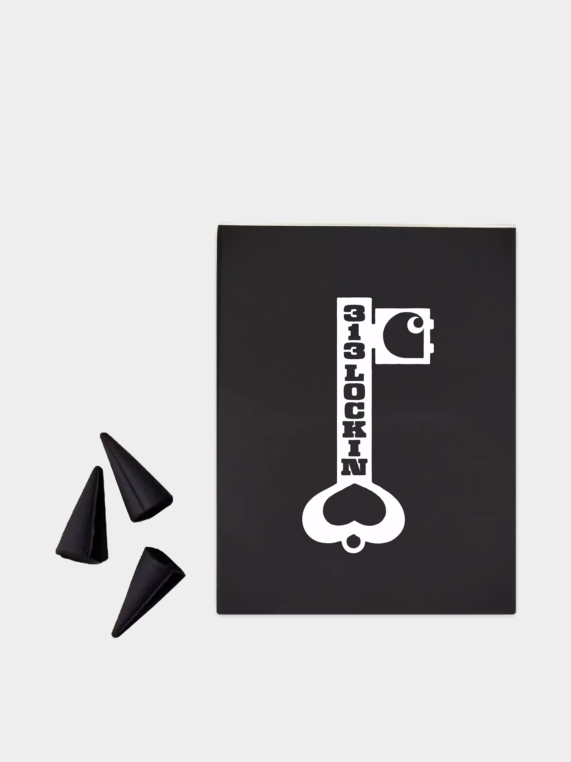 Carhartt WIP Pozostałe Locked Cone Incense (white/black)