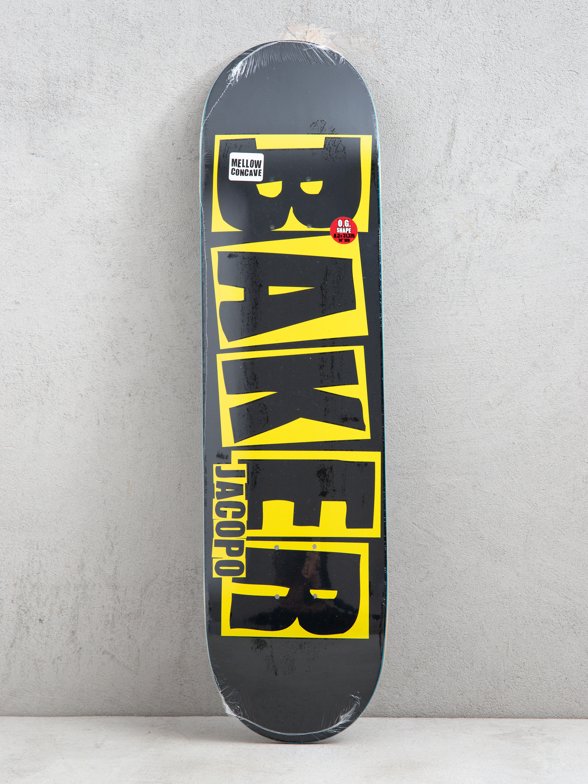 Baker JC Brand Logo Danger YLW Deck