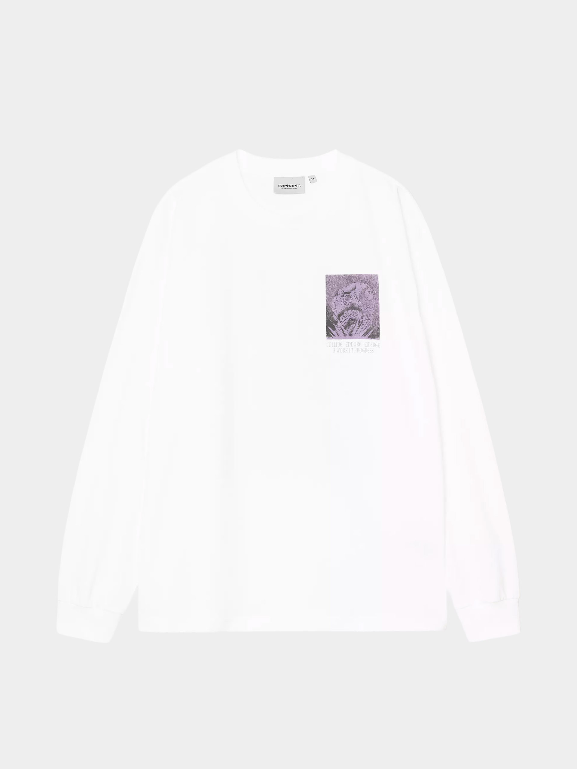 Carhartt WIP Longsleeve Emerge (white)