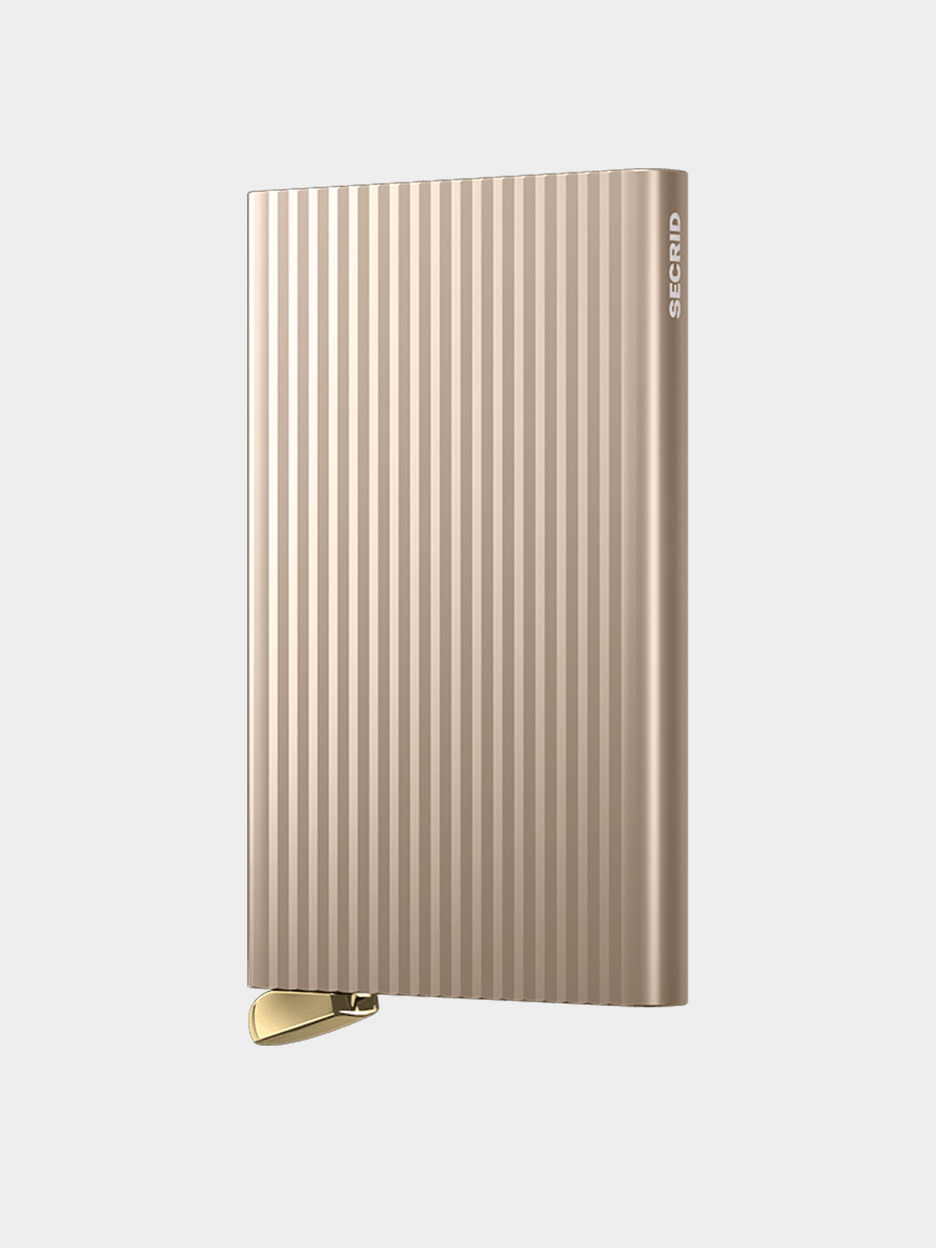 Secrid Wallet Cardprotector for Magsafe - golden (fluted cashmere