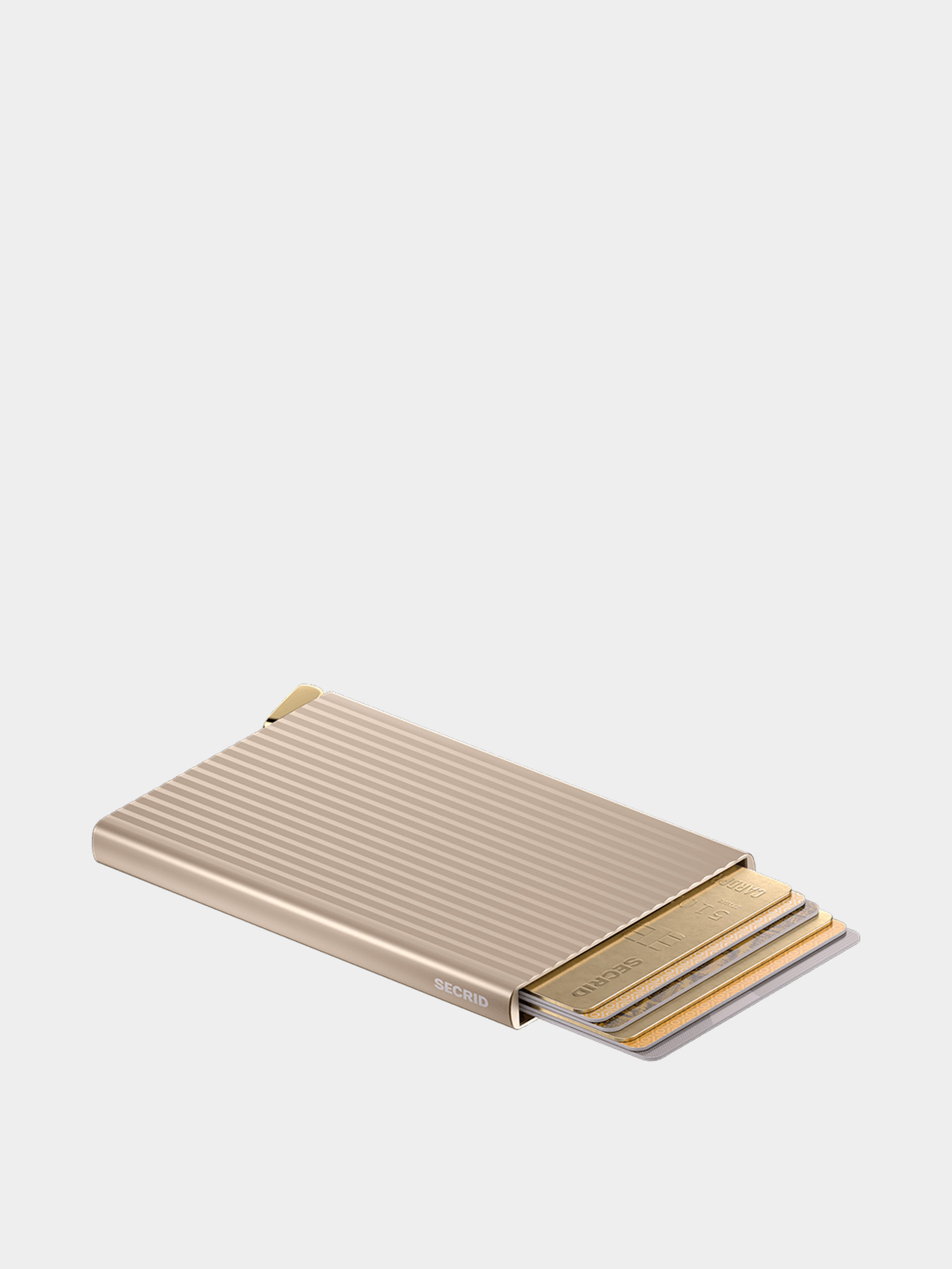 Secrid Wallet Cardprotector for Magsafe - golden (fluted cashmere