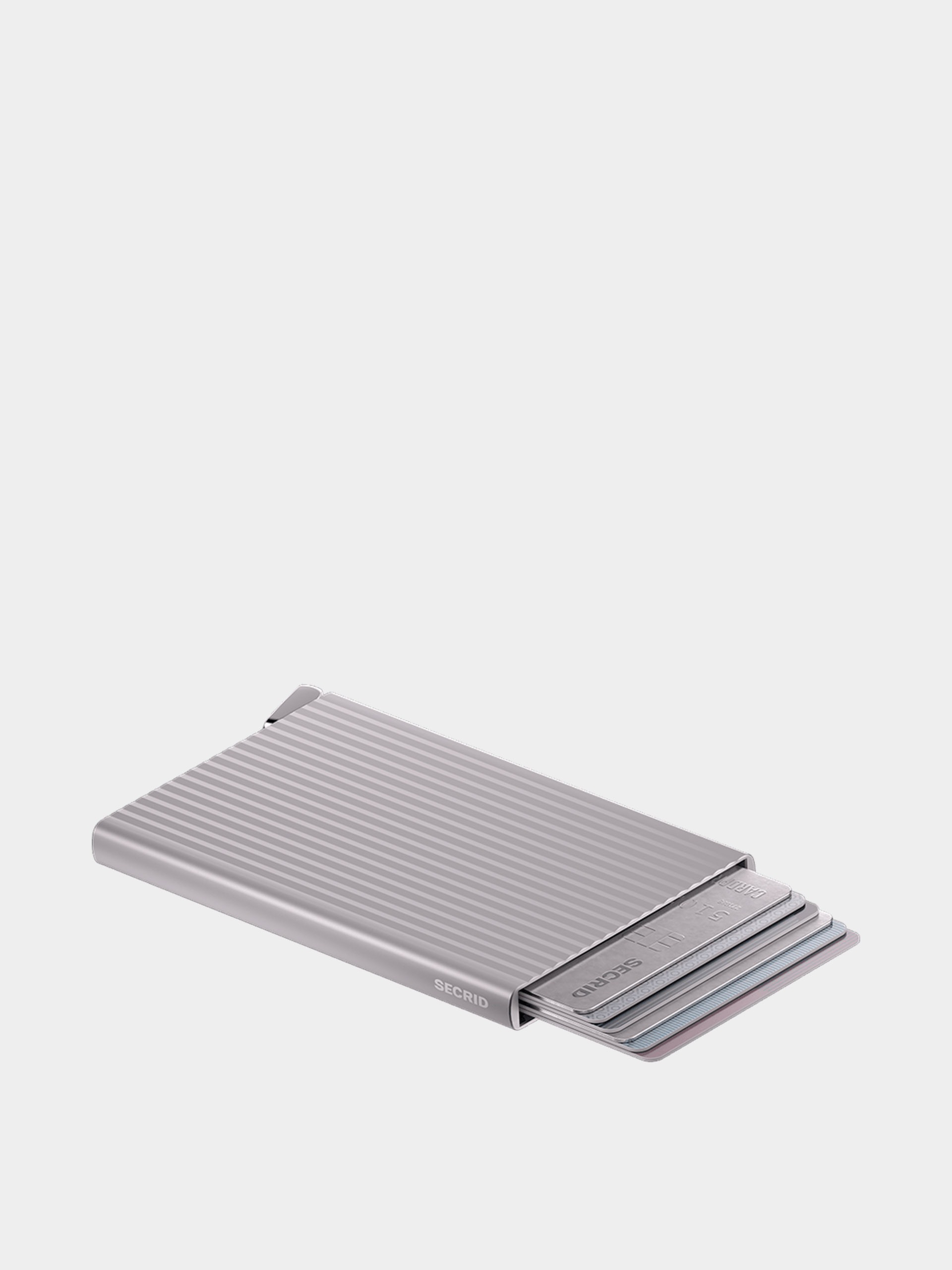 Secrid Wallet Cardprotector for Magsafe (fluted silver plus)