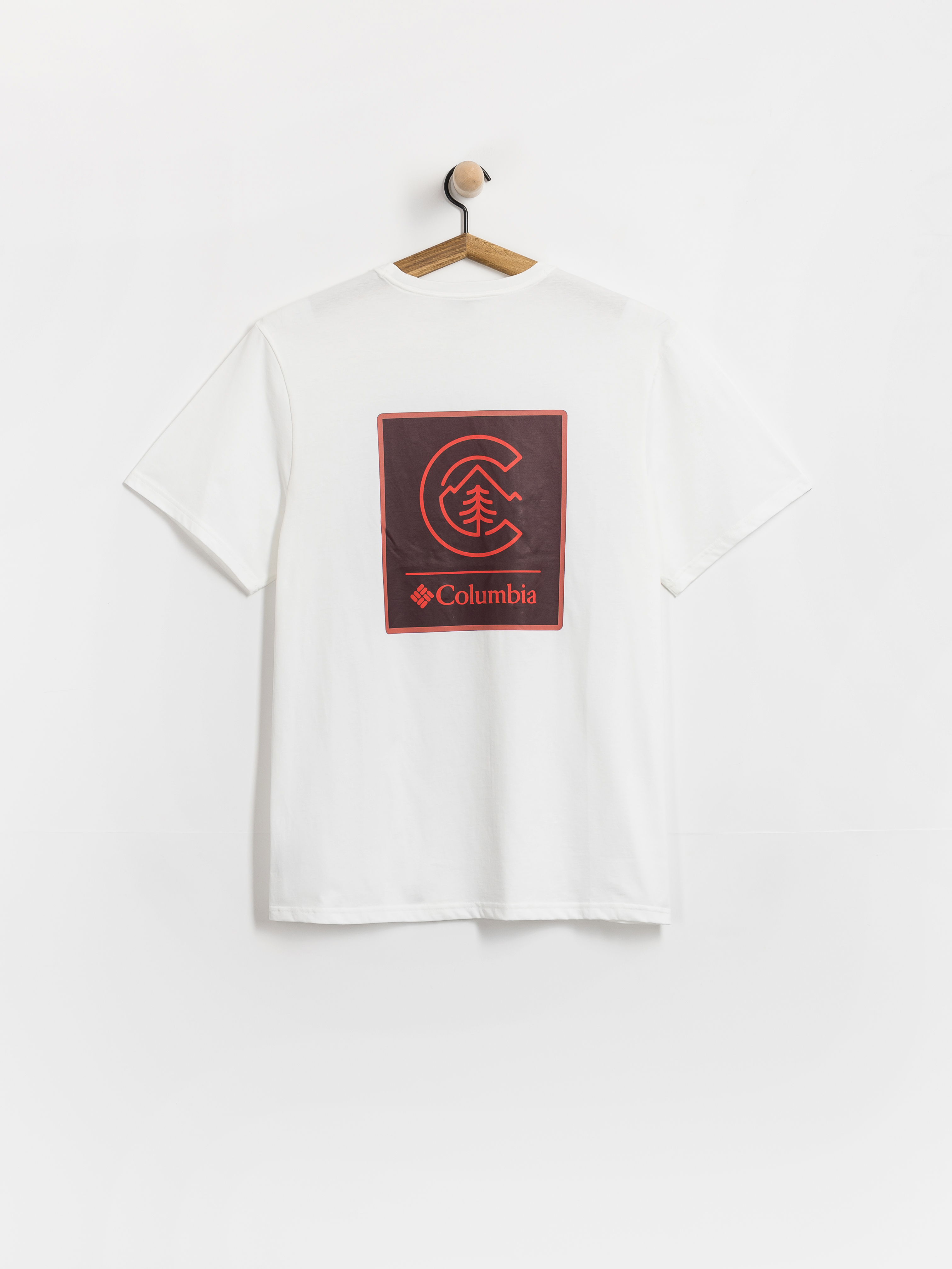 Columbia CSC Logo Back T-Shirt (white/linework c badge)
