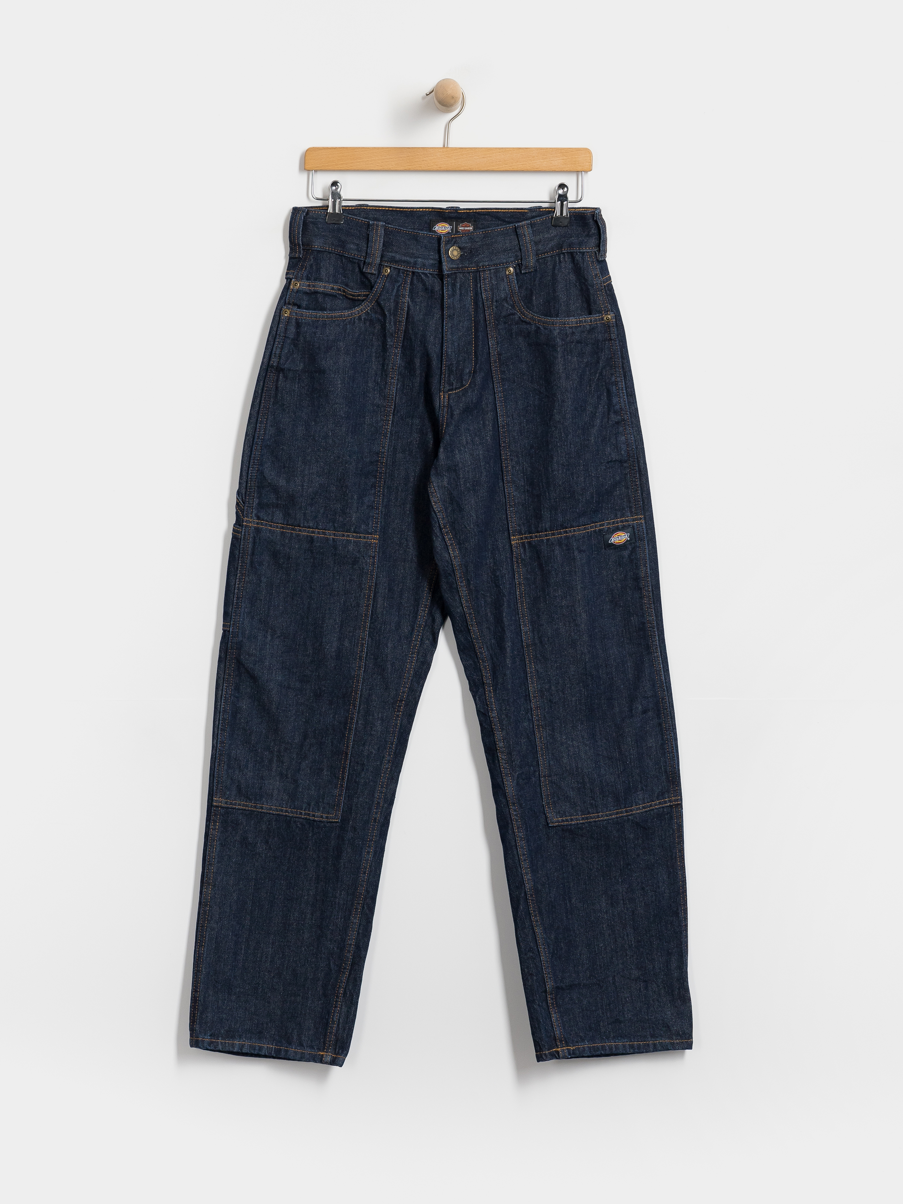 Dickies Pants X Harley Davidson Denim Carpenter (rinsed indigo blue)