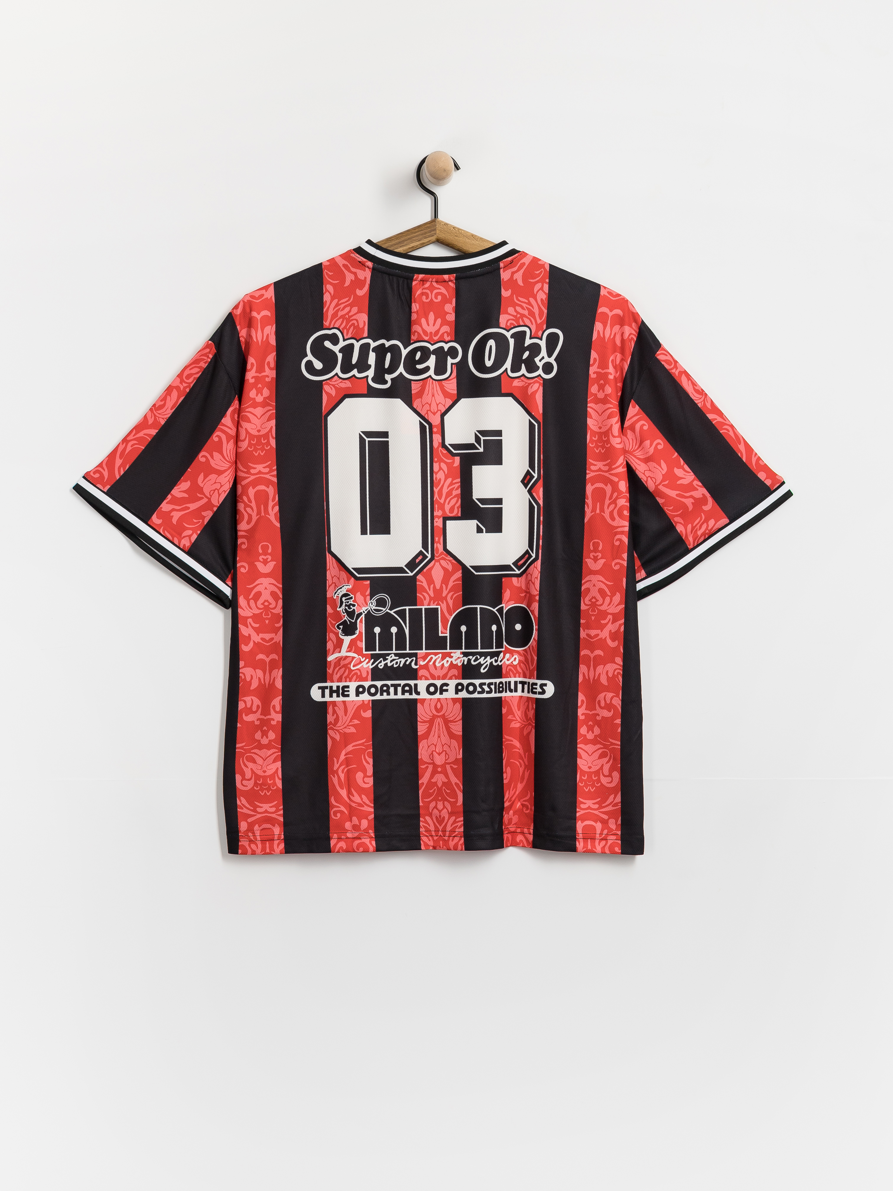 Deus Ex Machina T-Shirt Nouveau Moto (fiery red)