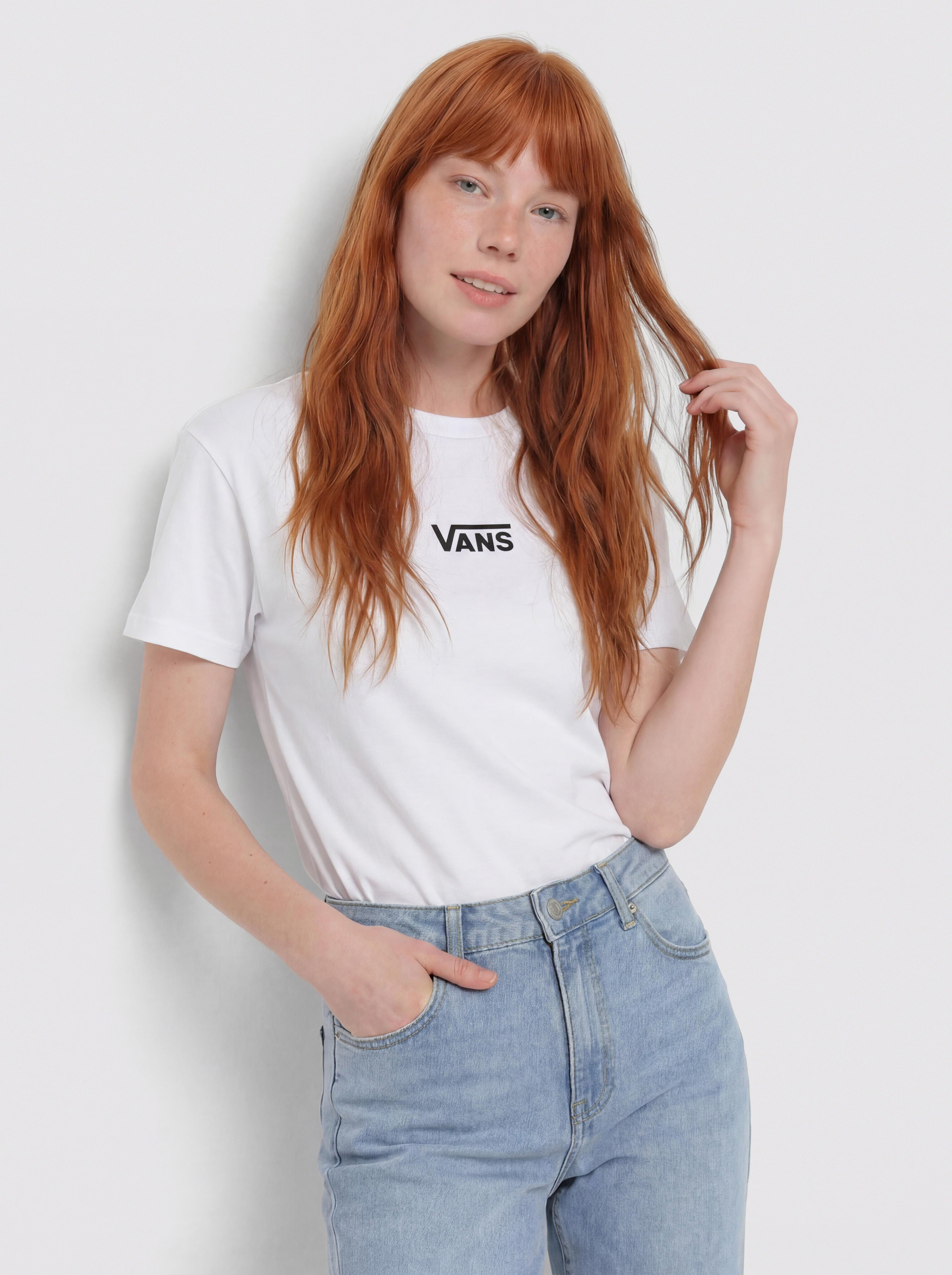Vans Flying V Oversized Wmn T-Shirt (flying v white)