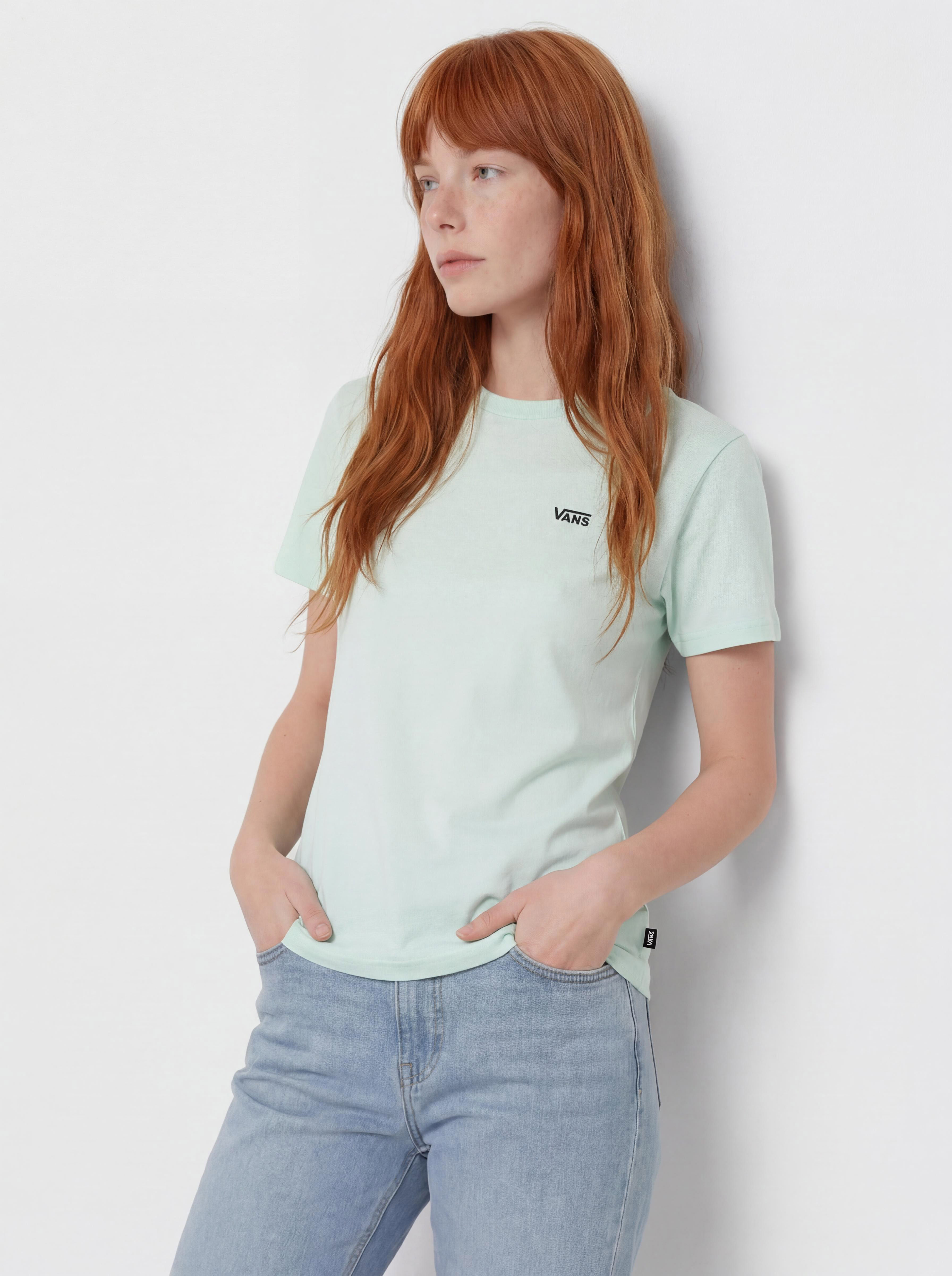 Vans Left Chest Logo Em Wmn T-Shirt (hint of mint)