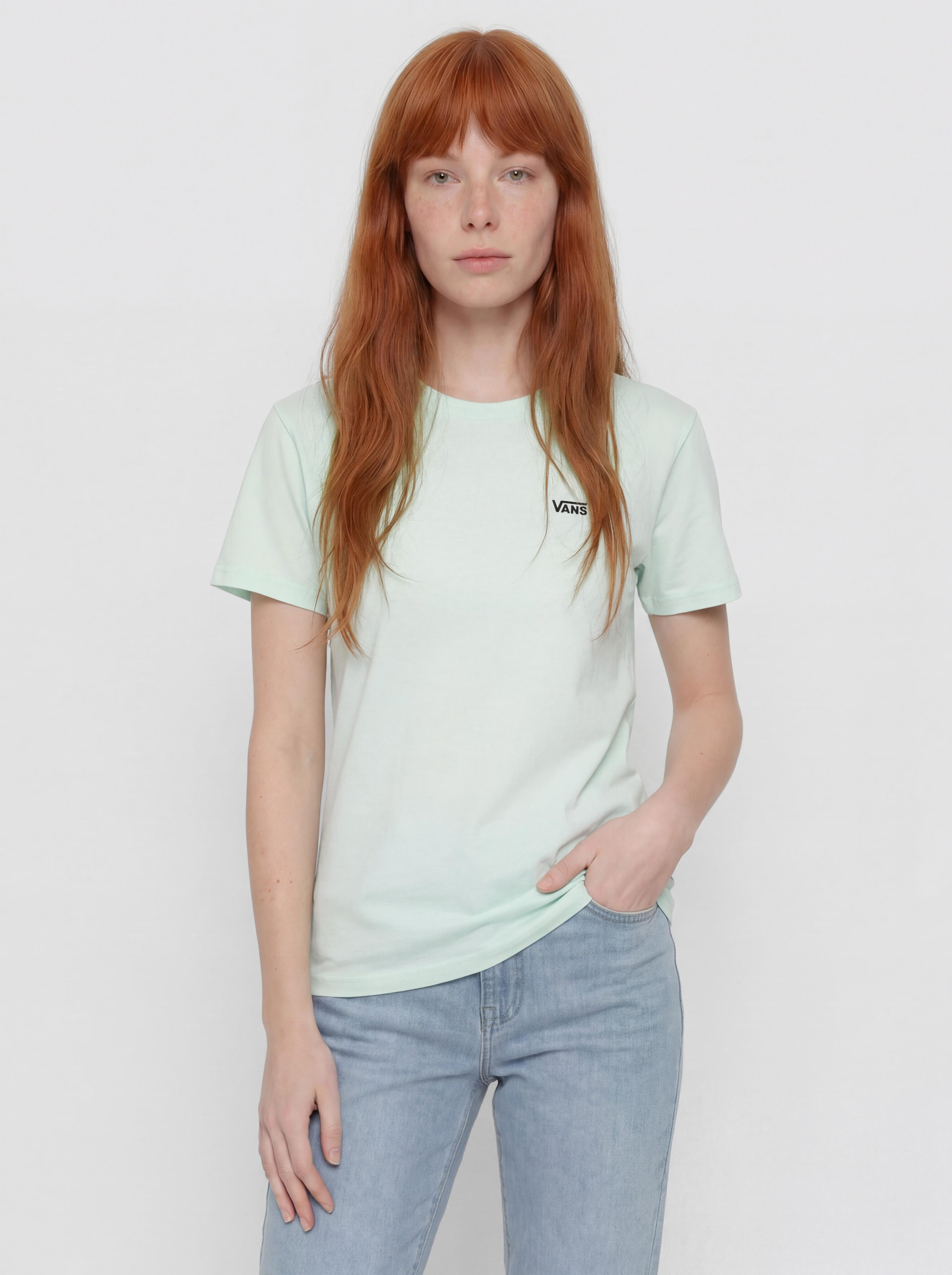 Vans Left Chest Logo Em Wmn T-Shirt (hint of mint)