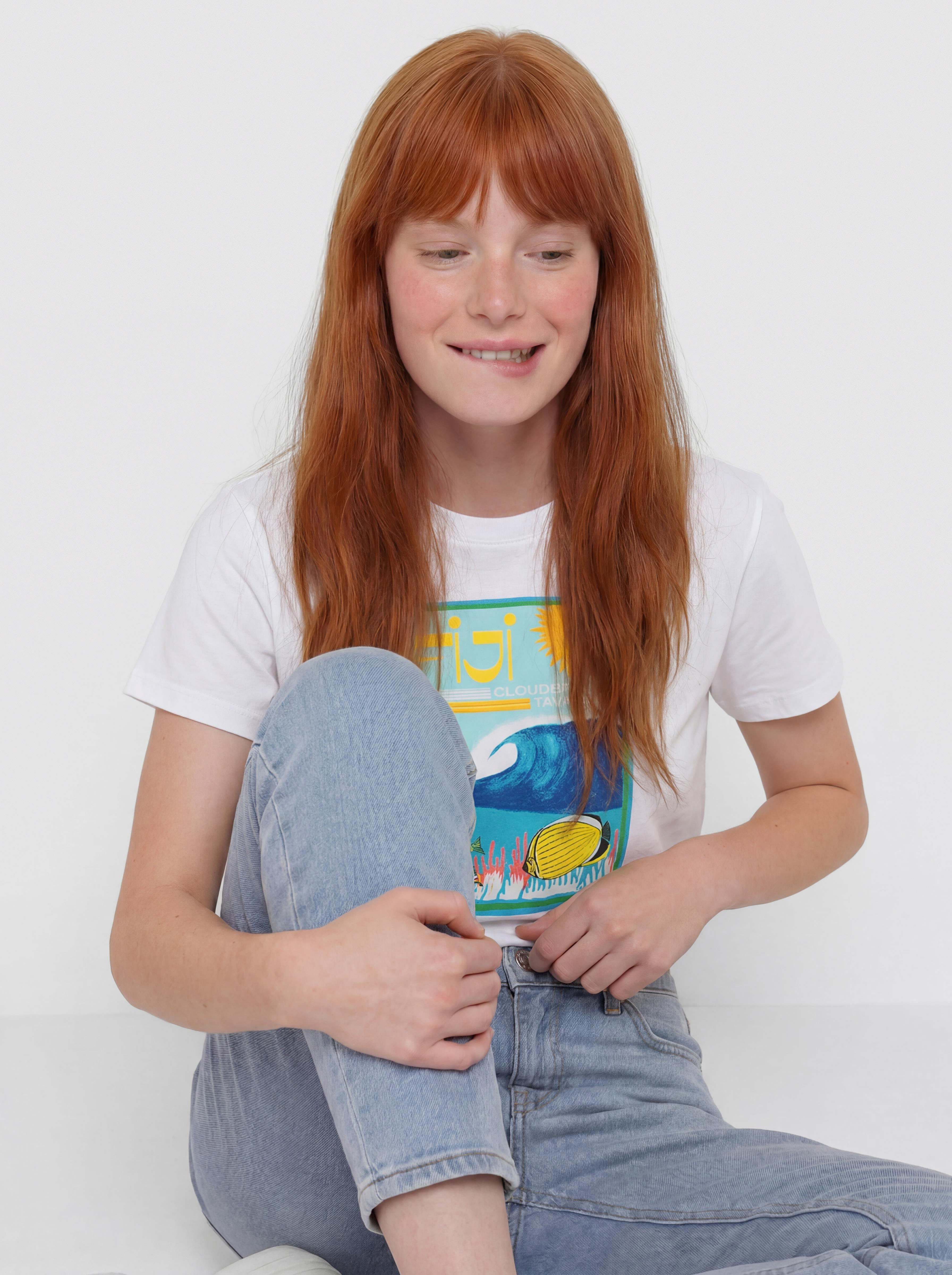 Roxy Atlas Hangloose T-shirt Wmn (bright white fiji)