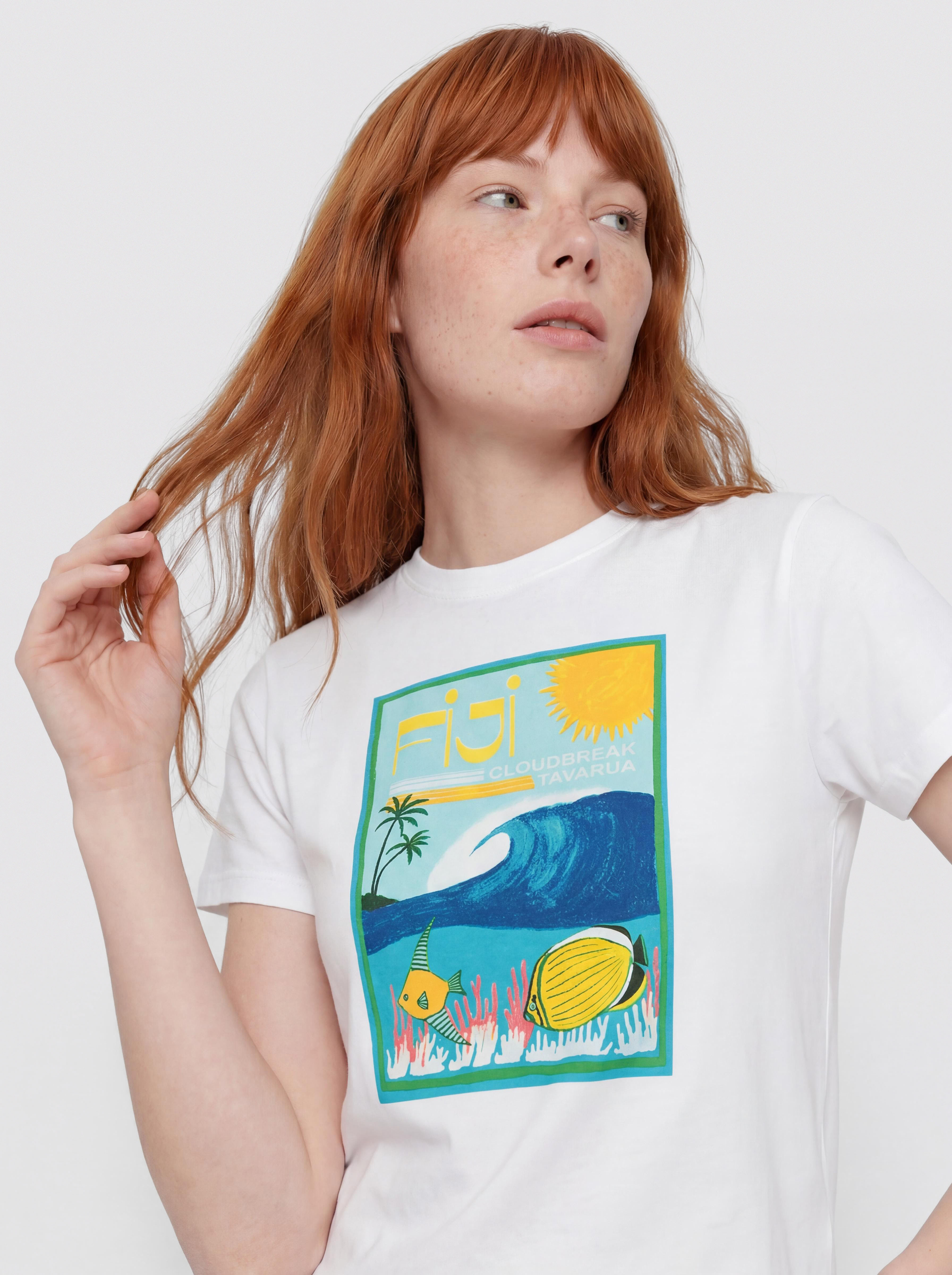 Roxy Atlas Hangloose T-shirt Wmn (bright white fiji)