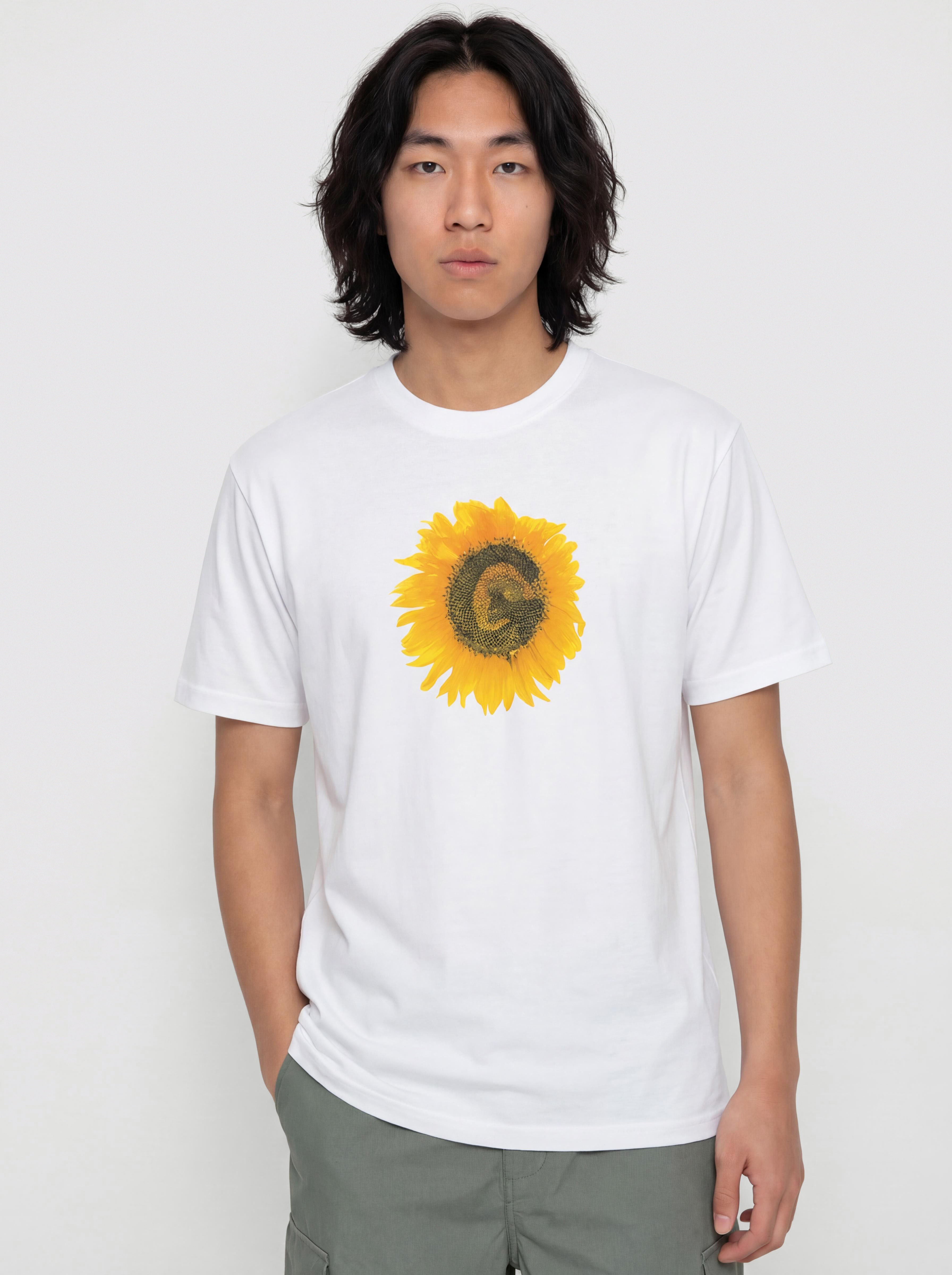 Gramicci T-Shirt G-Flower (white)