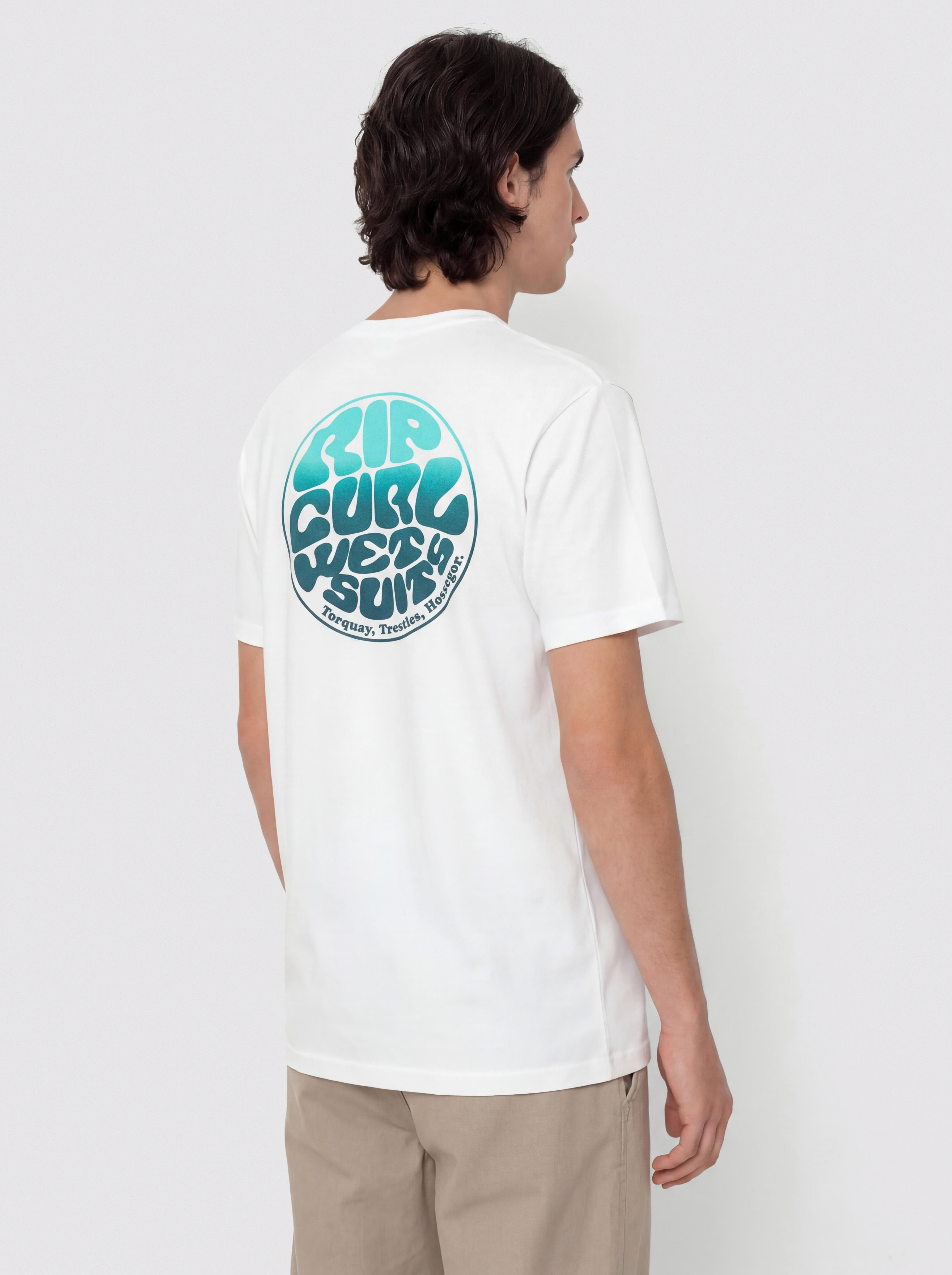 Rip Curl Wettie Passage Icon T-Shirt (optical white)