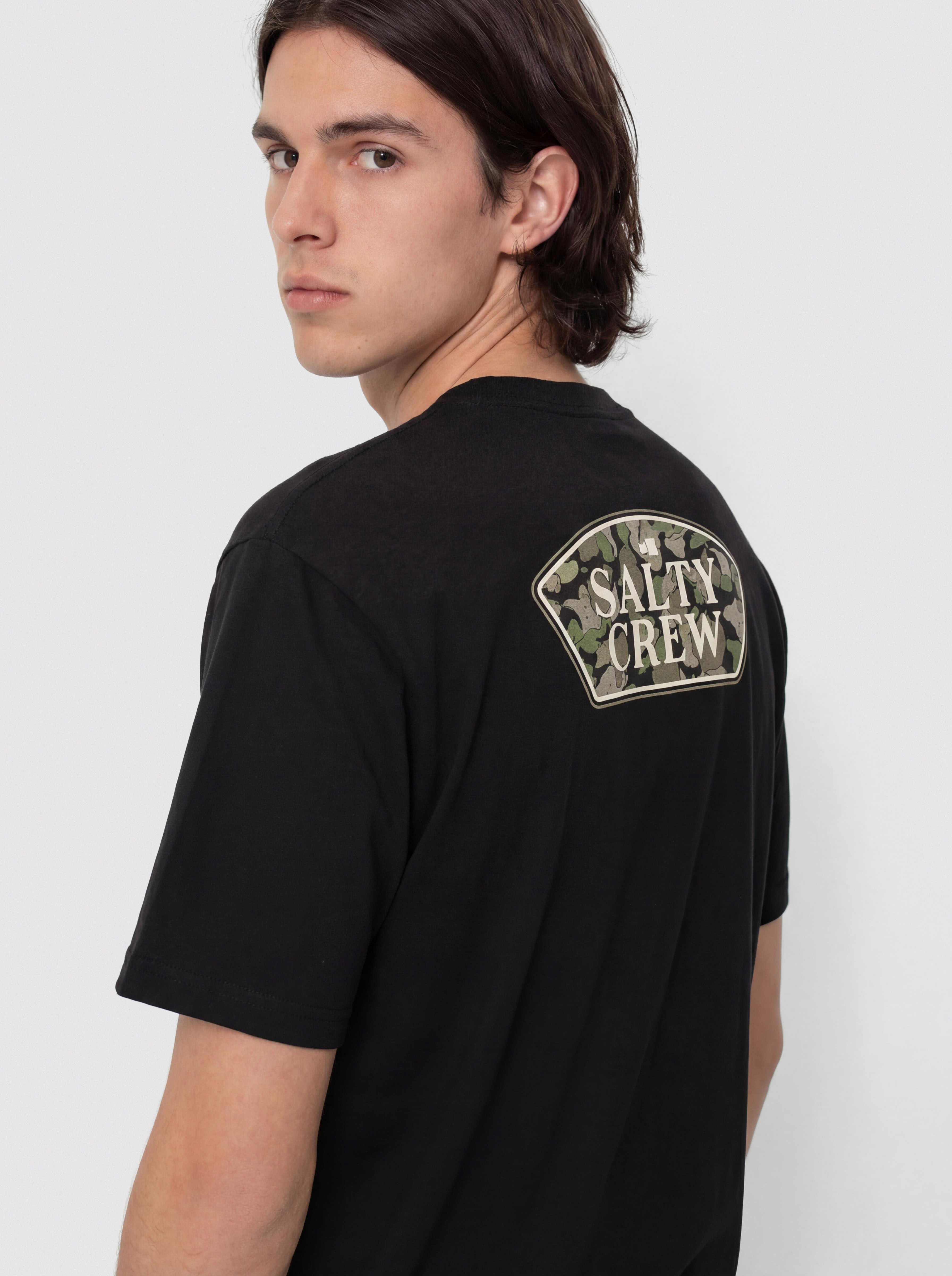 Salty Crew Filler Up T-Shirt (black)