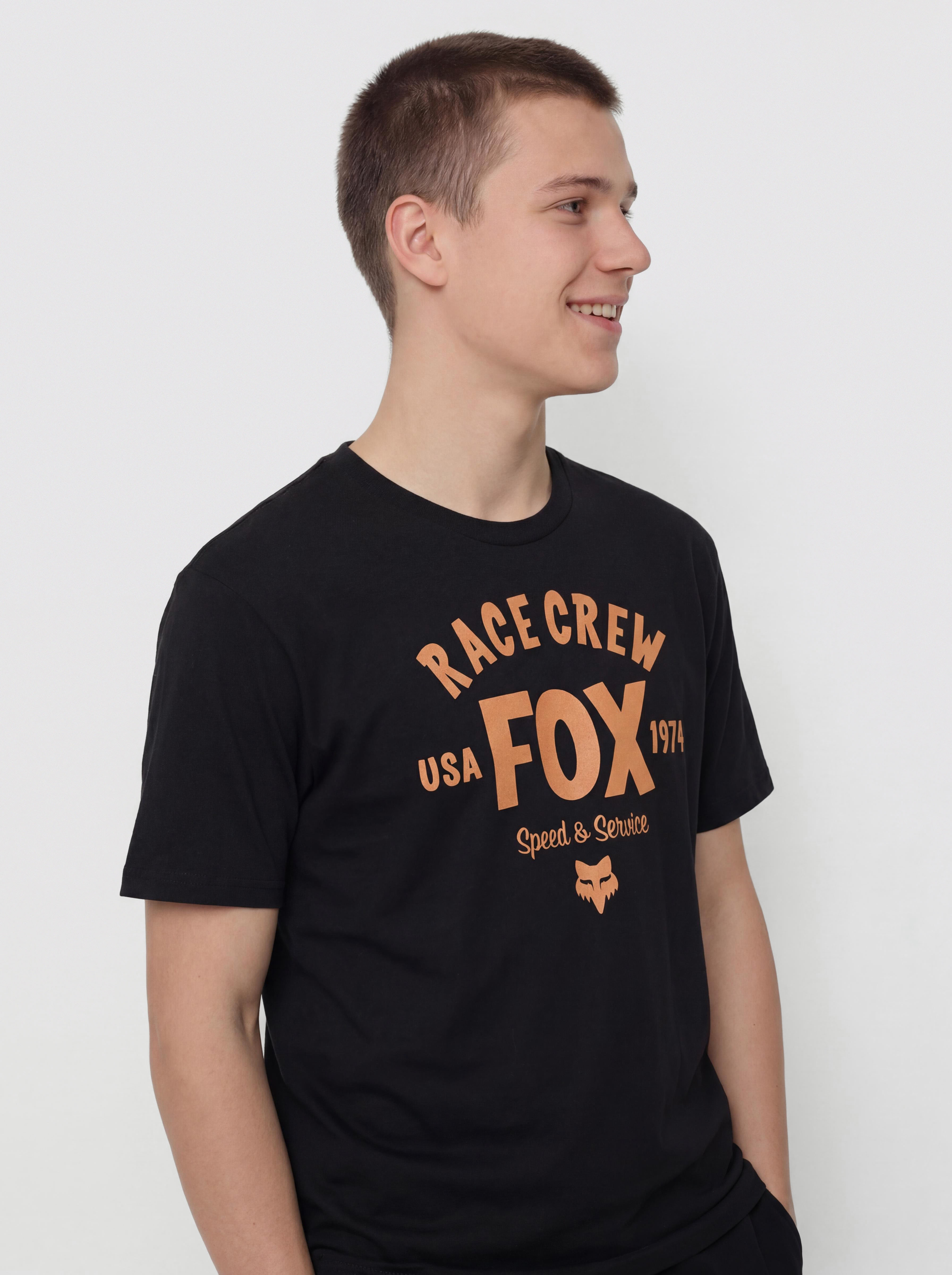Fox Slogan T-Shirt (black)