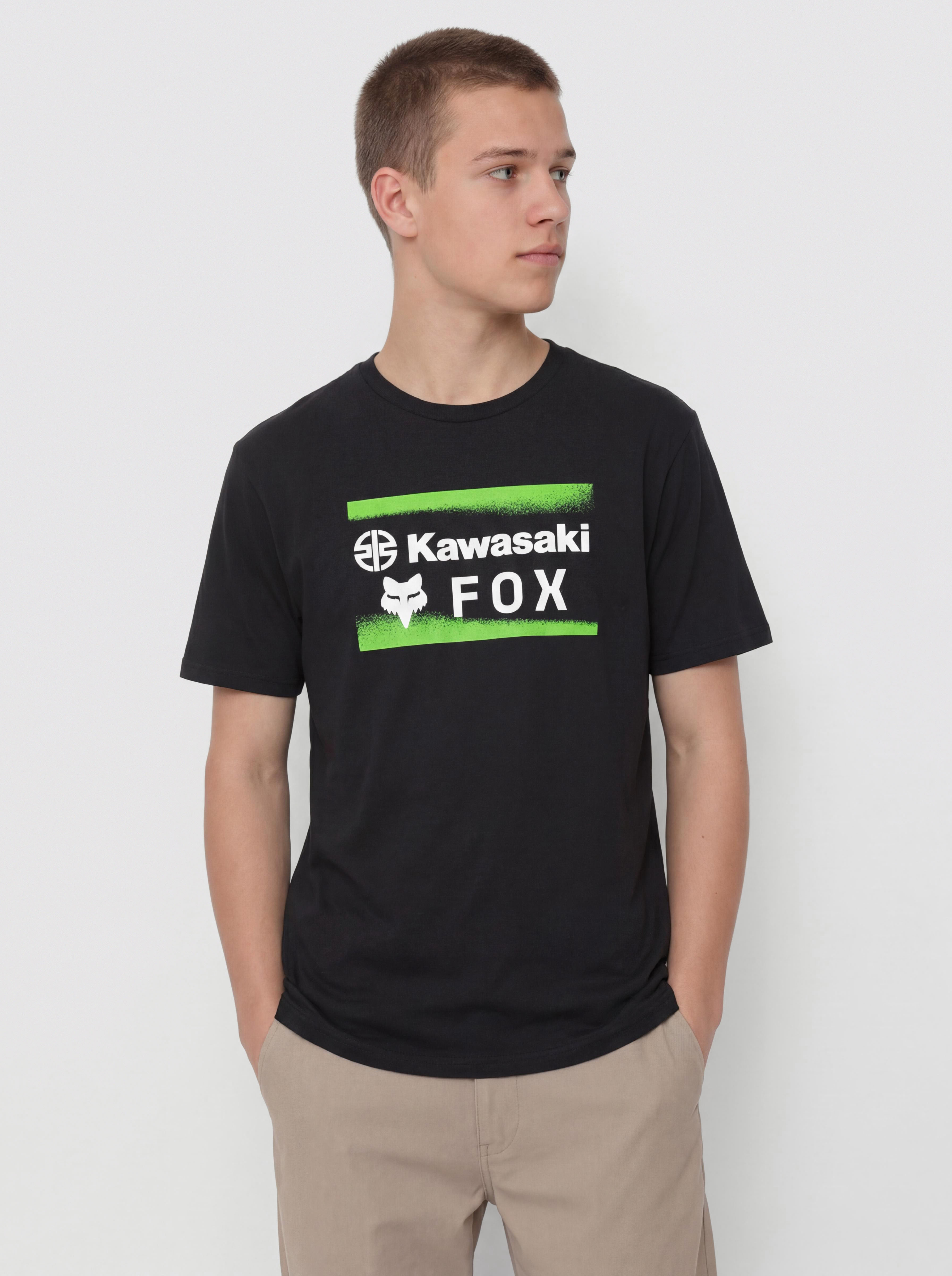 Fox T-Shirt X Kawasaki - black (black)