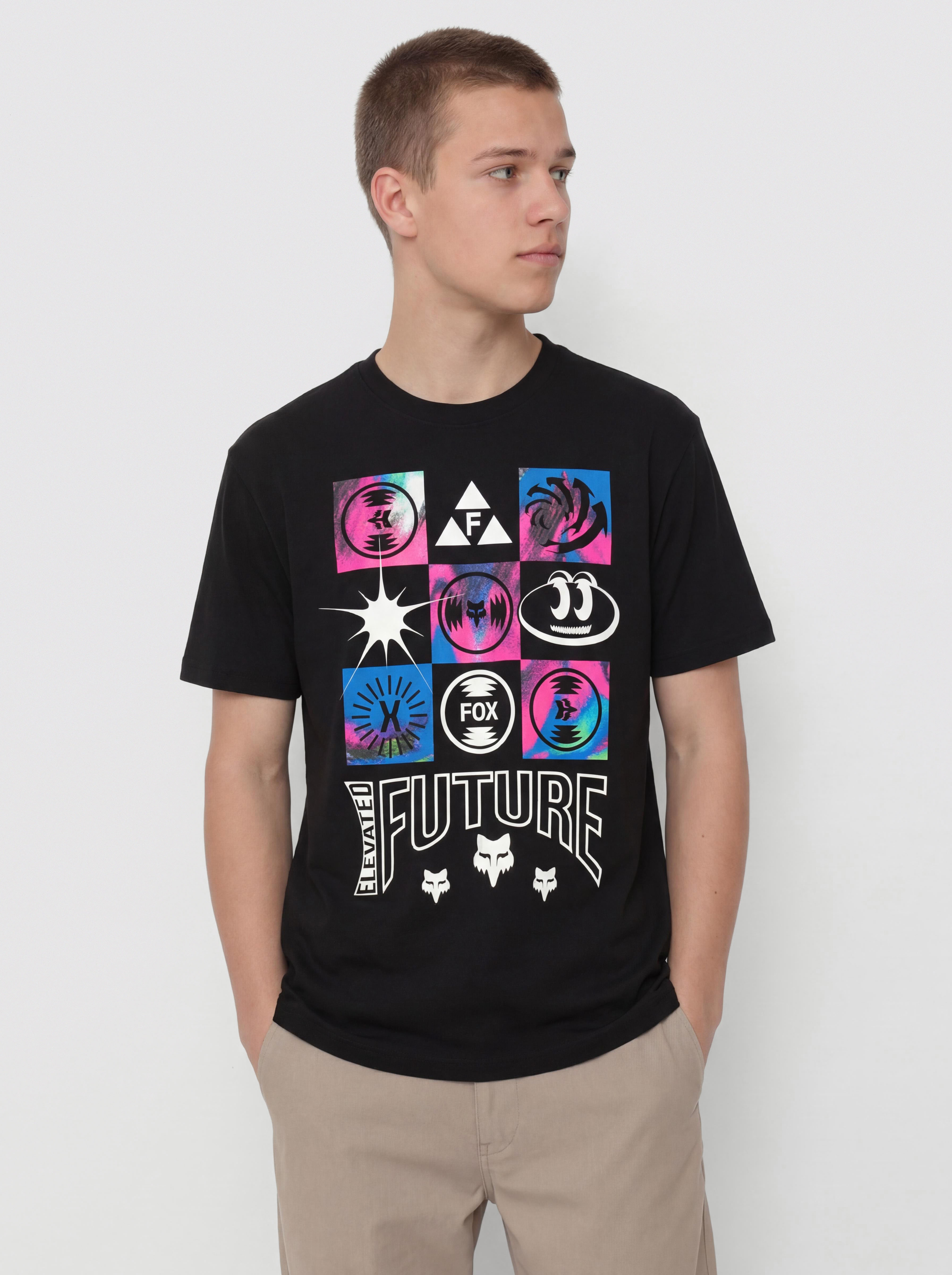 Fox Image Cosmo Mw Oversized T-Shirt - black (black)