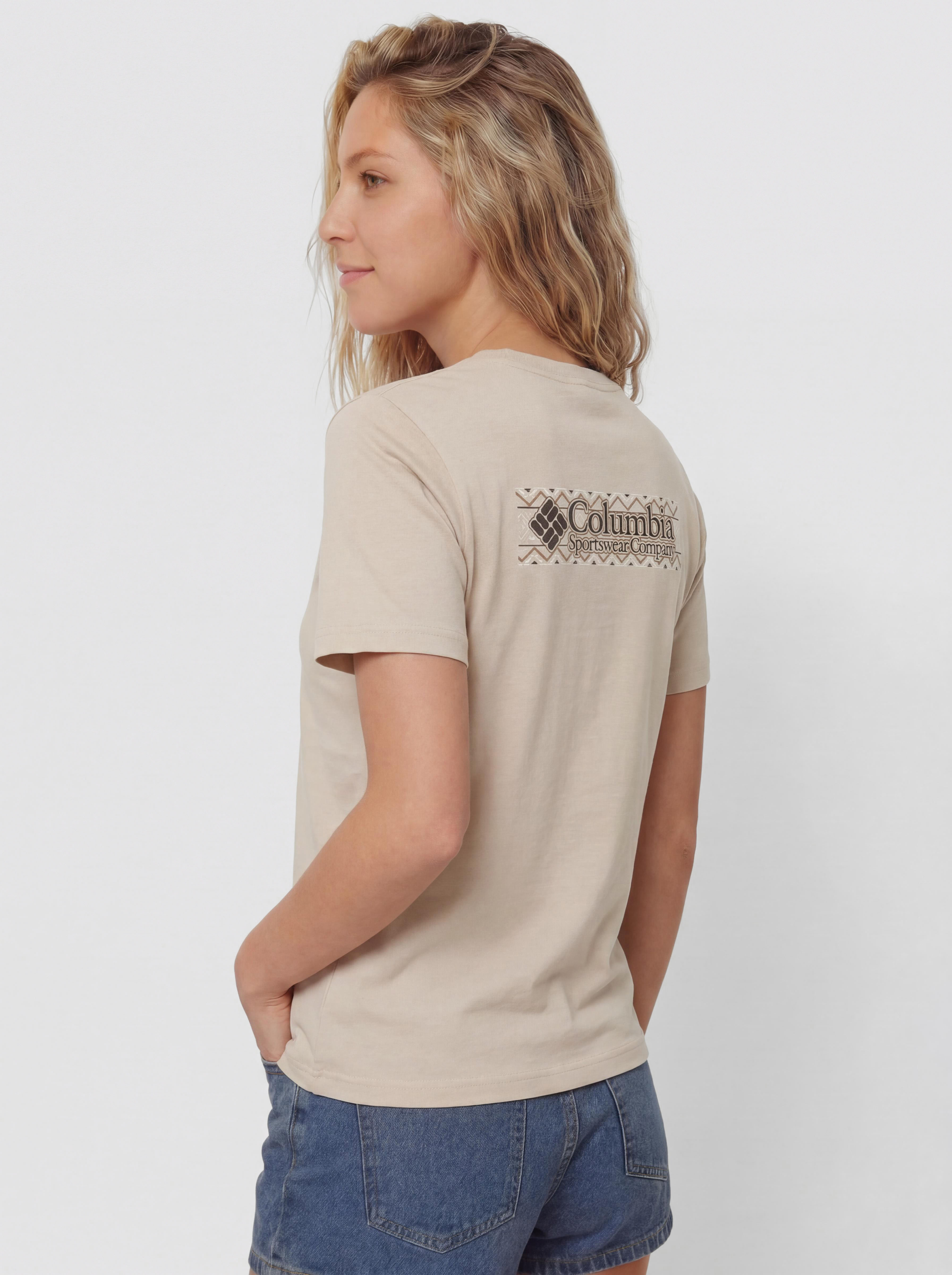 Columbia CSC Heavyweight Graphic Wmn T-Shirt (dark stone/branded blanket)