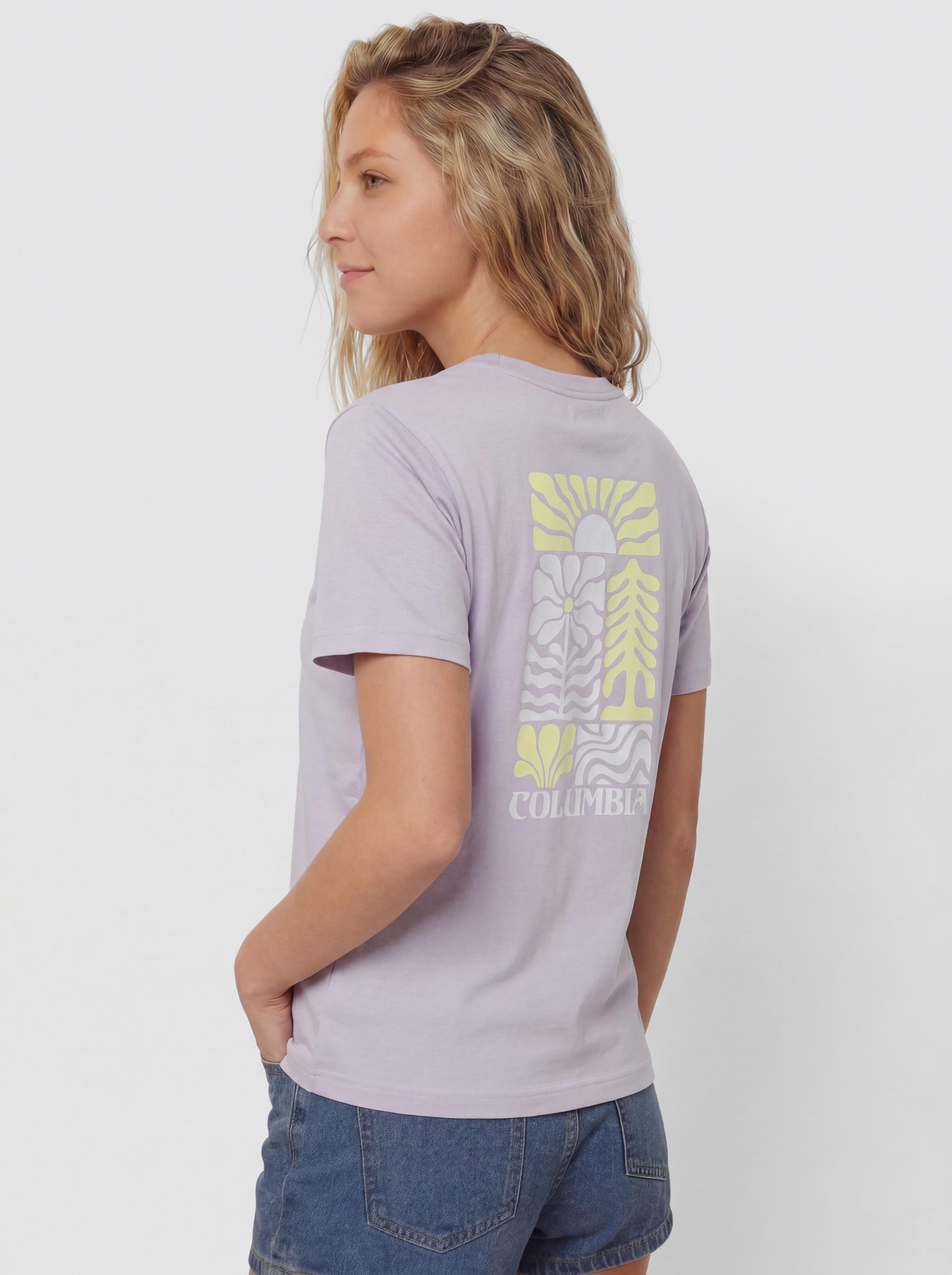 Columbia Rolling Bend Graphic Oversized Wmn T-Shirt - violet
