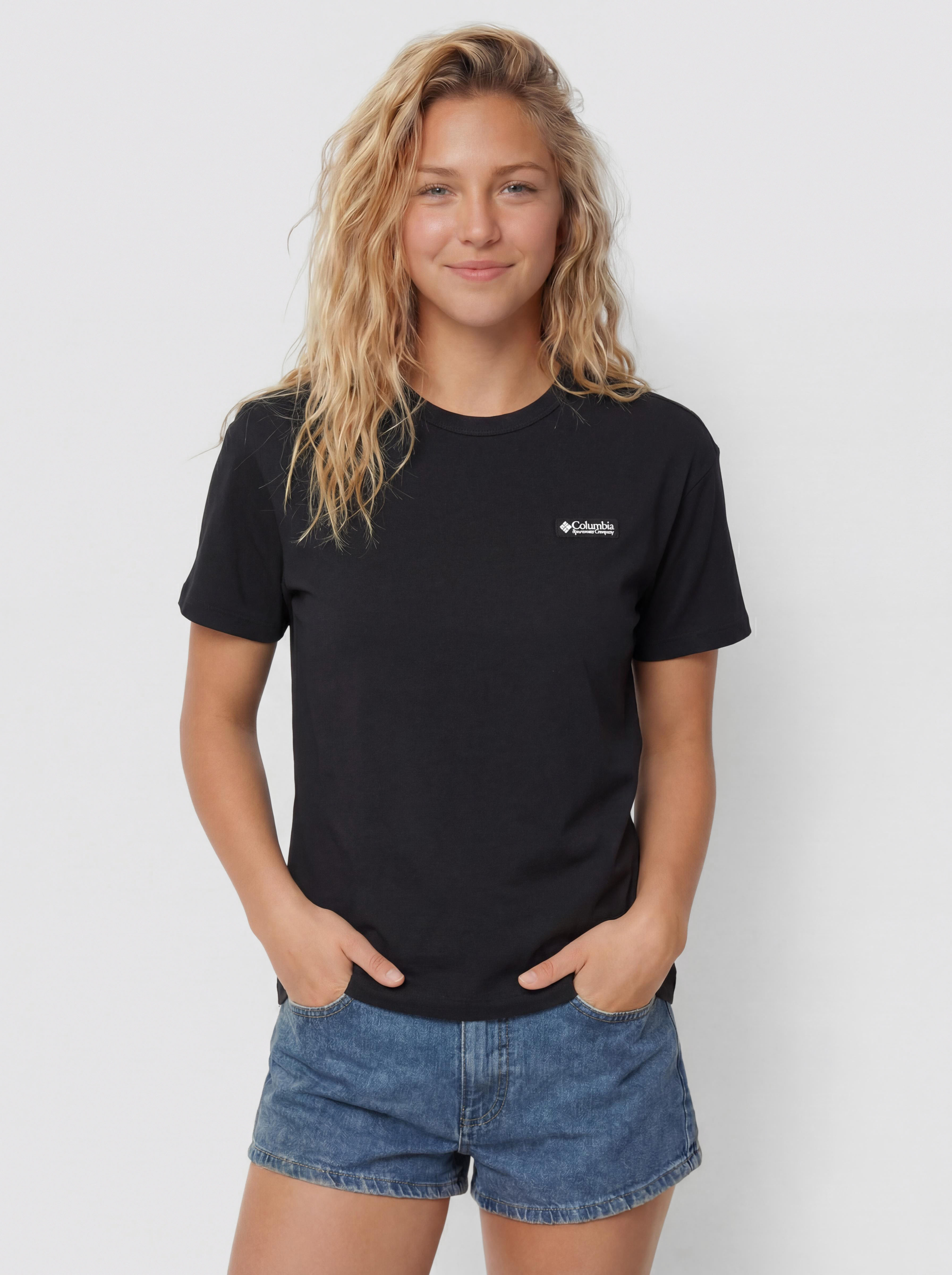 Columbia CSC Heavyweight Graphic Wmn T-Shirt (black/hoodscape)