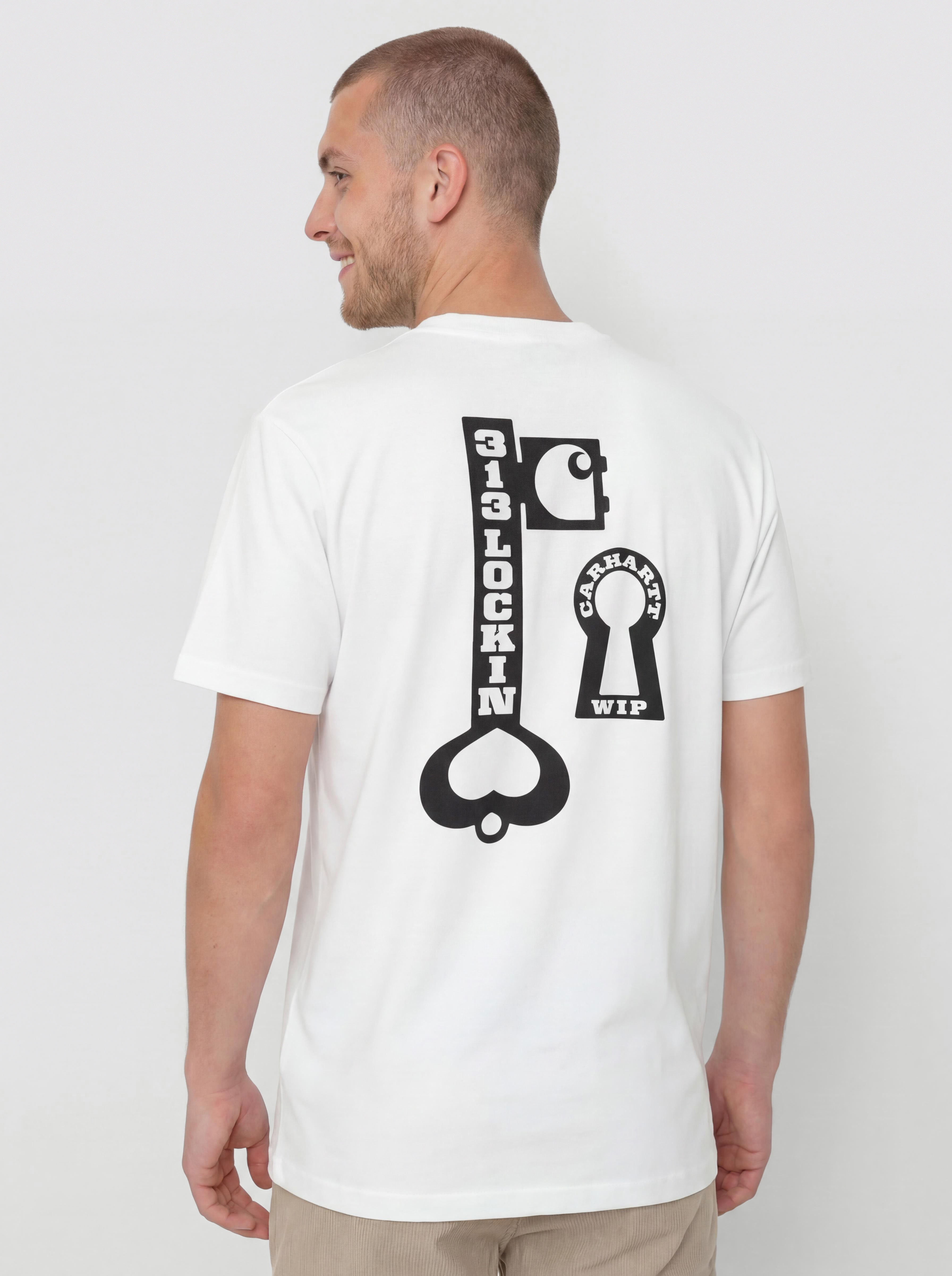 Carhartt WIP T-Shirt Locked (white)
