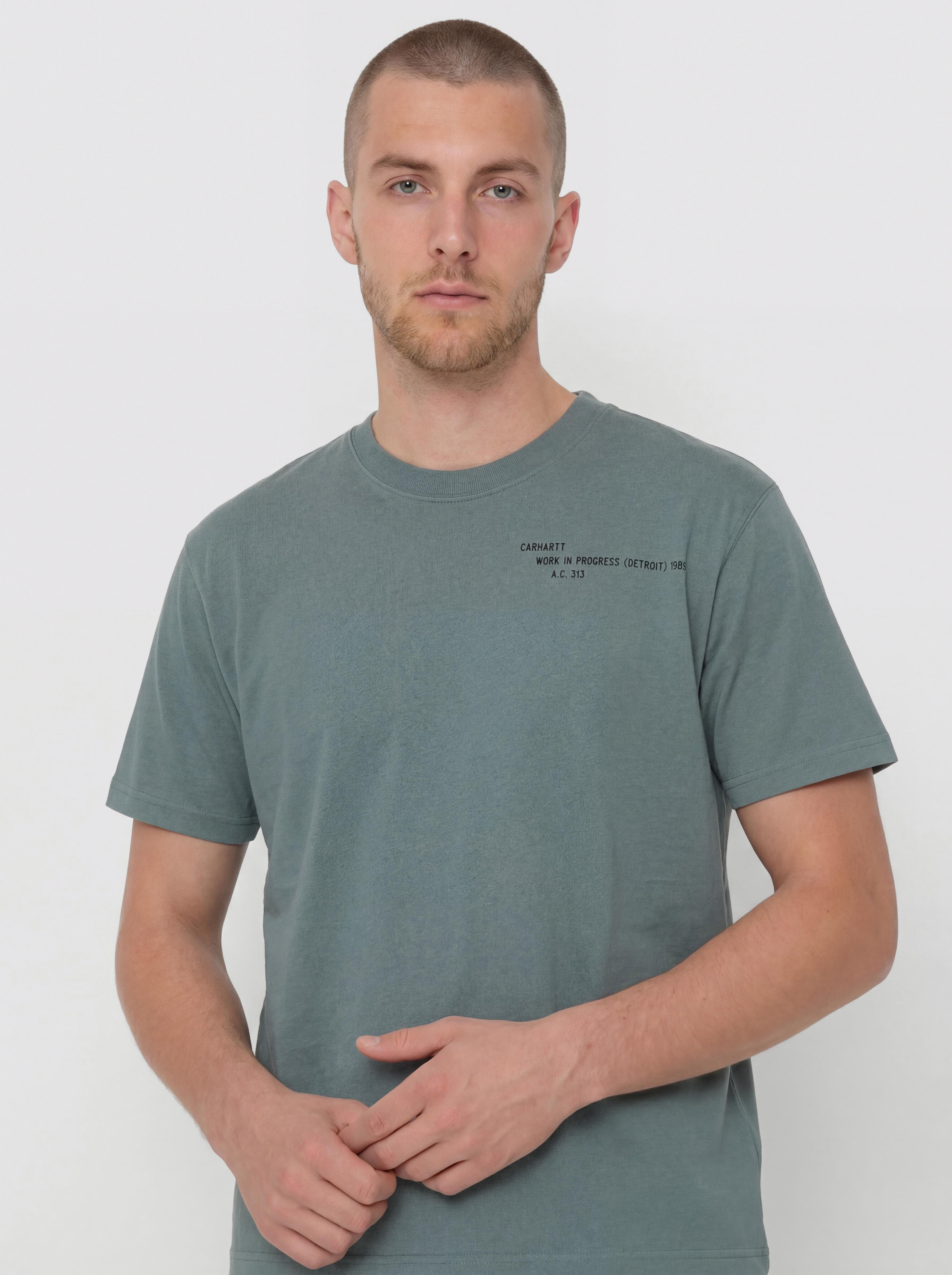 Carhartt WIP T-Shirt Punched (velvet green)