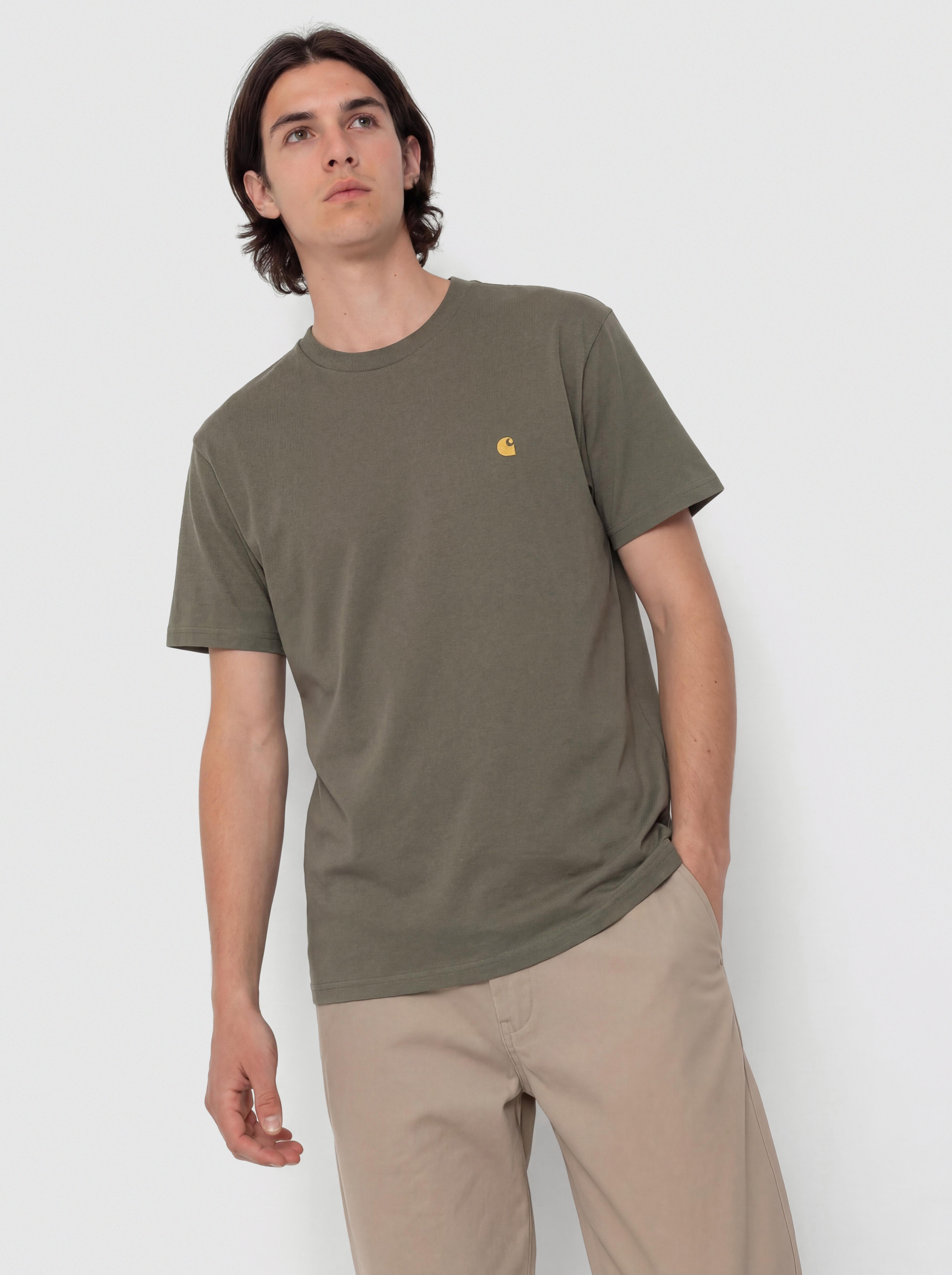 Carhartt WIP T-Shirt Chase (leaf/gold)