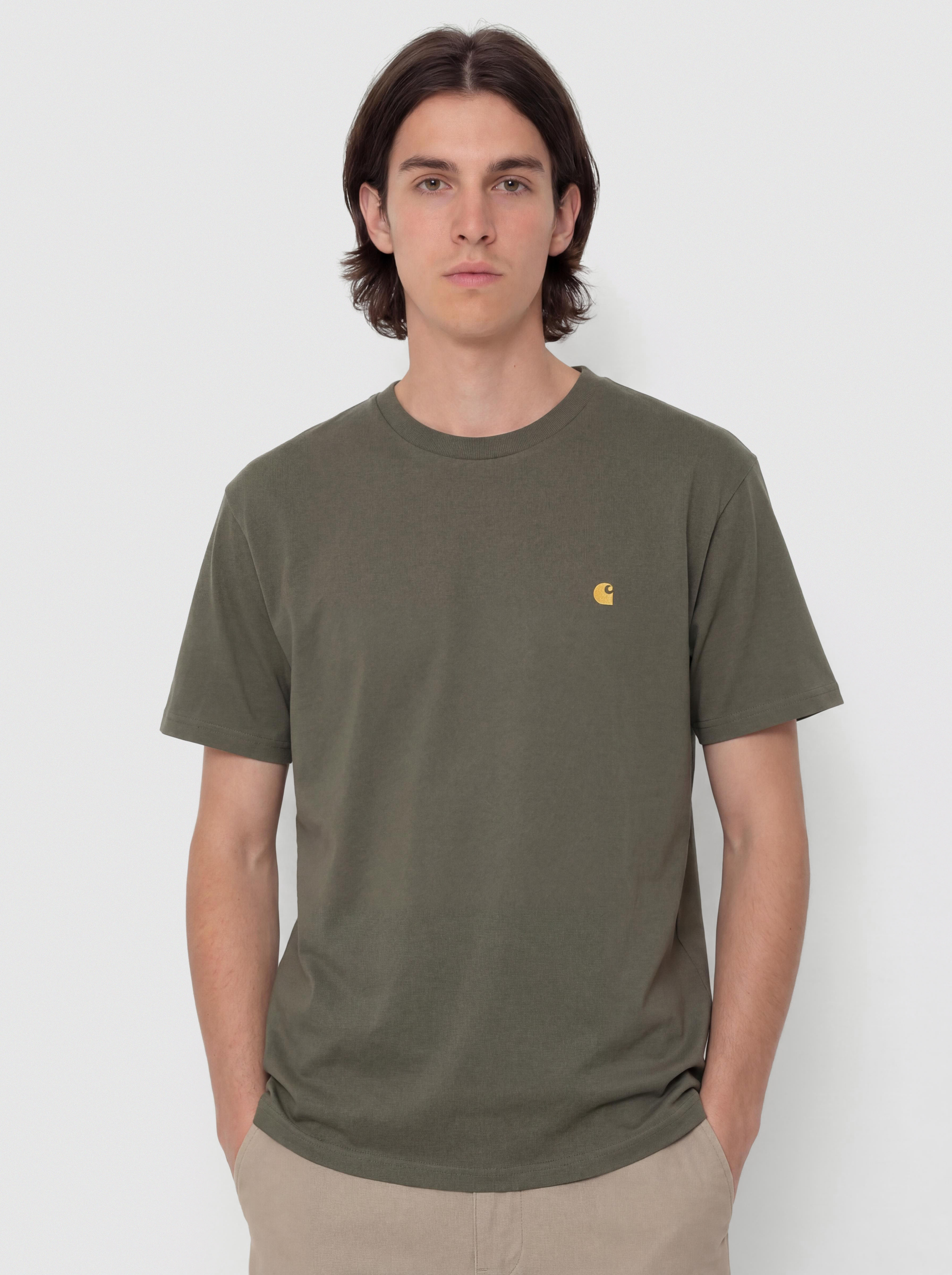 Carhartt WIP T-Shirt Chase (leaf/gold)