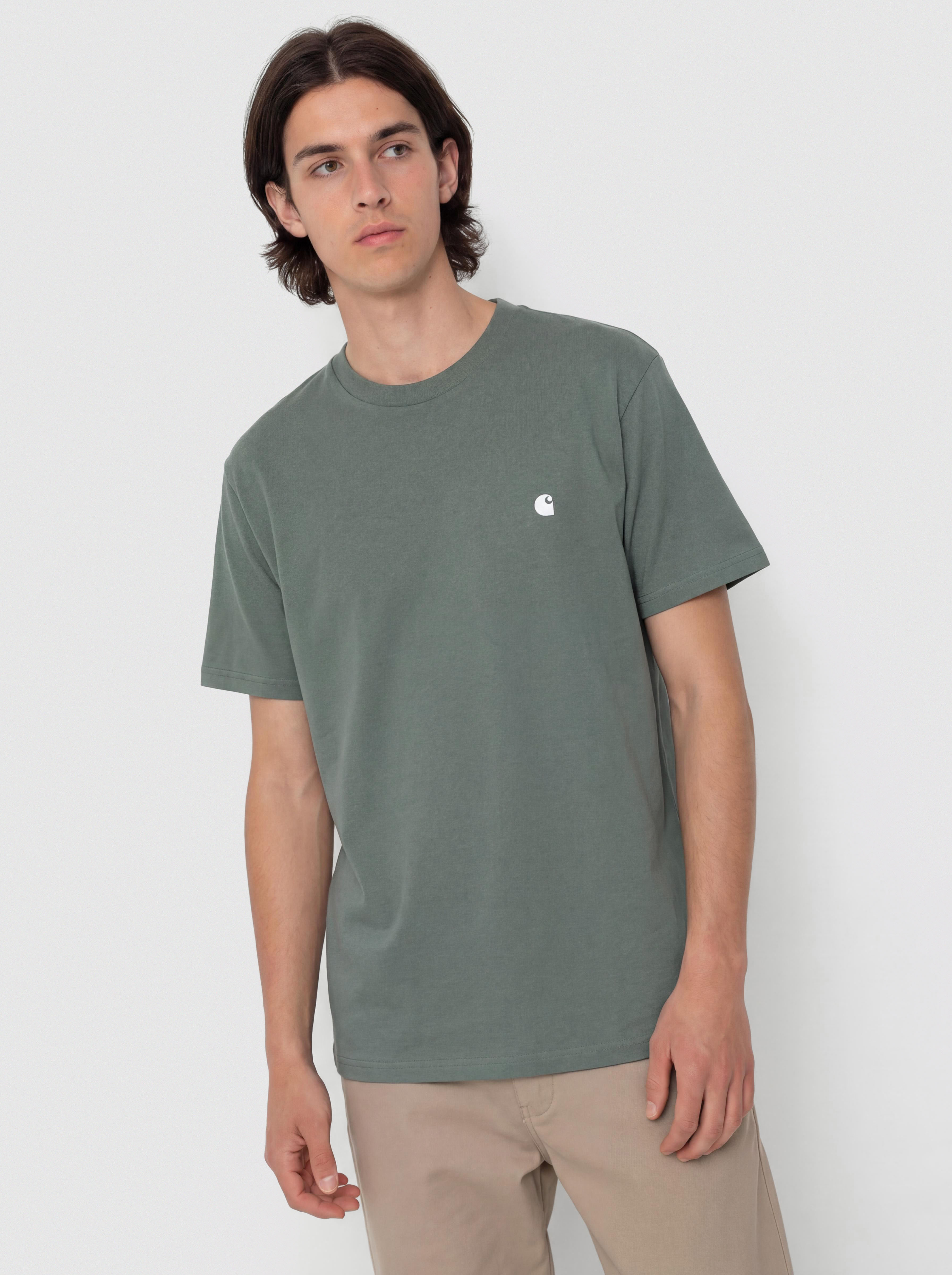 Carhartt WIP T-Shirt Madison (velvet green/white)