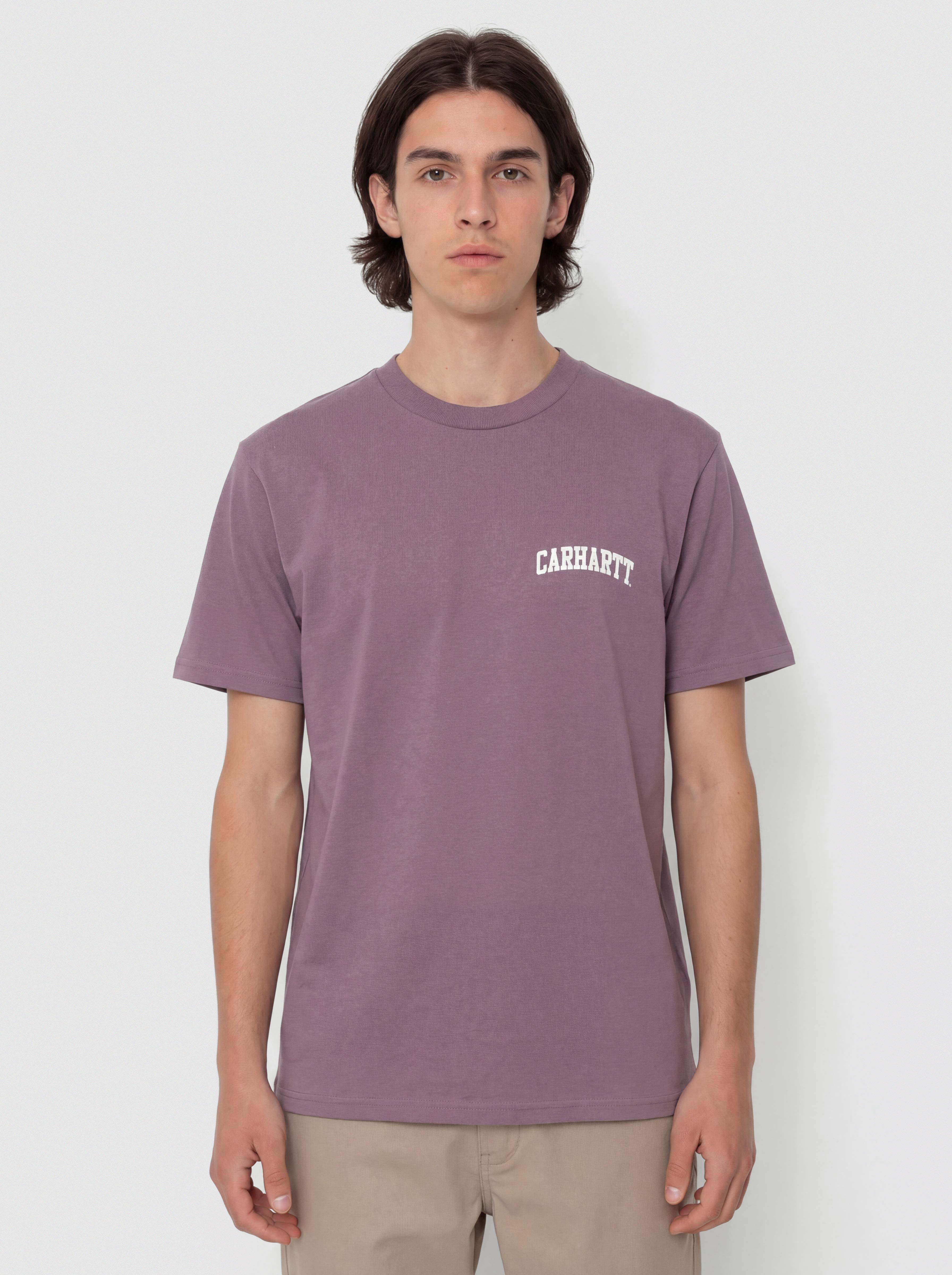 Carhartt WIP T-Shirt University Script (phlox/white)