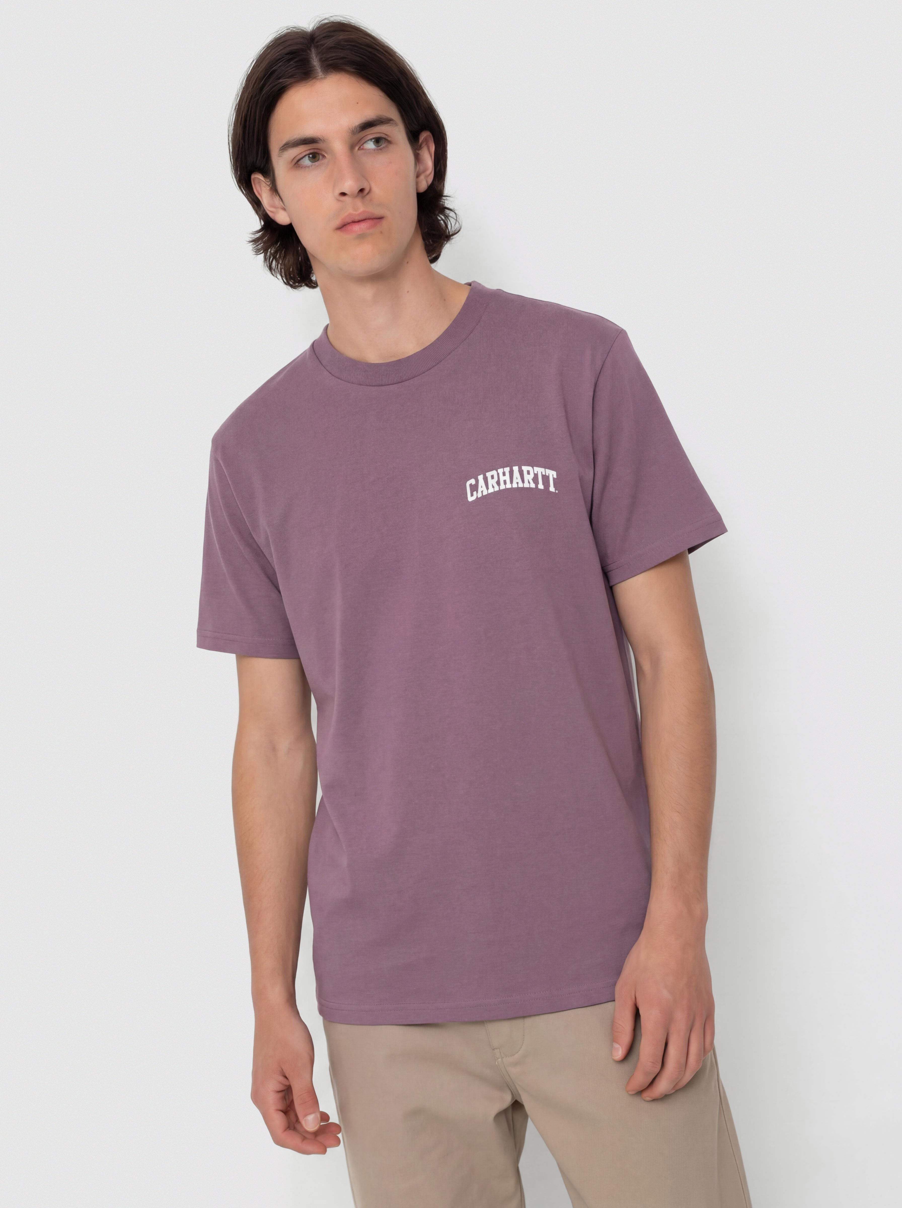 Carhartt WIP T-Shirt University Script (phlox/white)