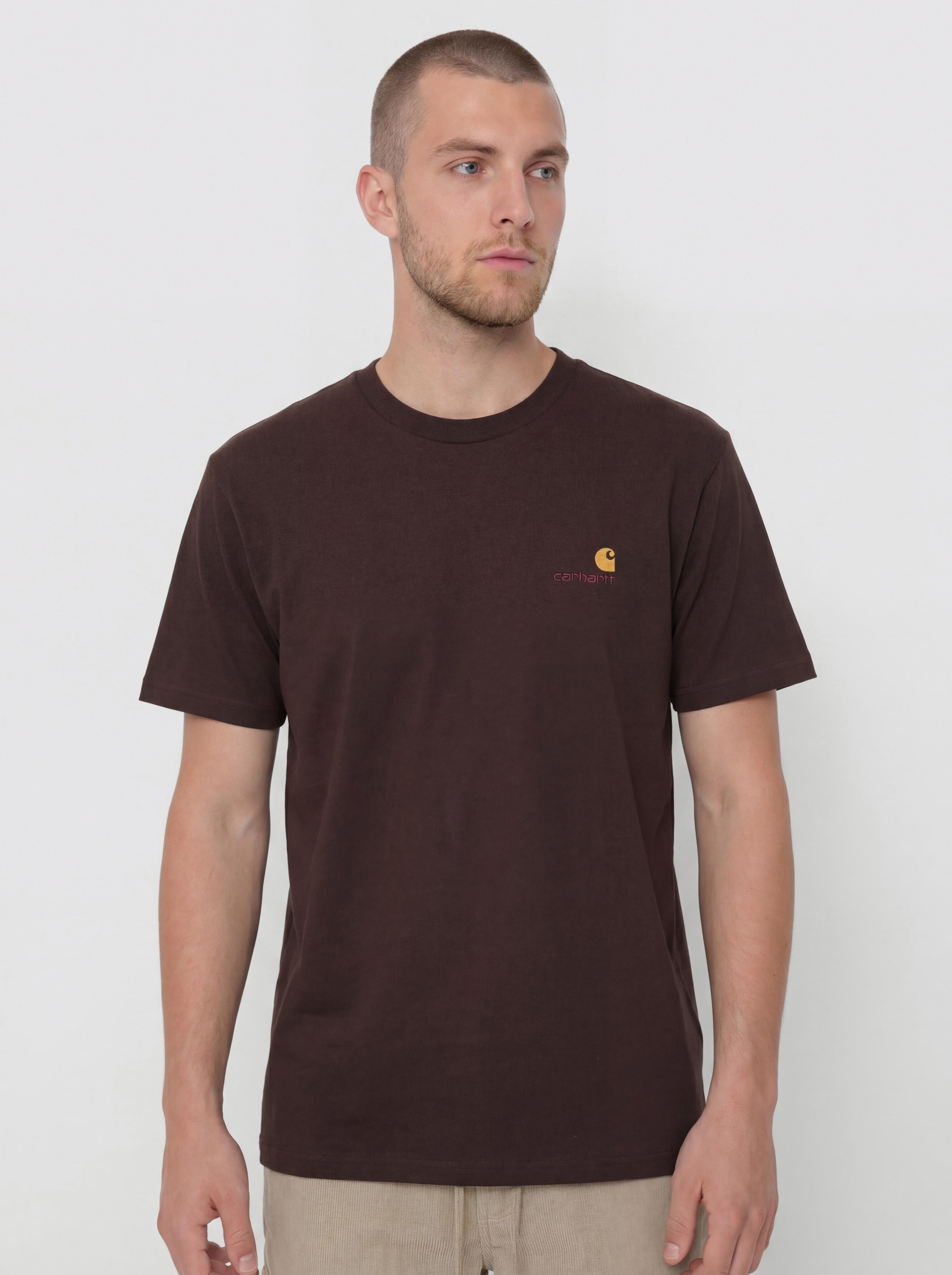 Carhartt WIP T-Shirt American Script (palisander)