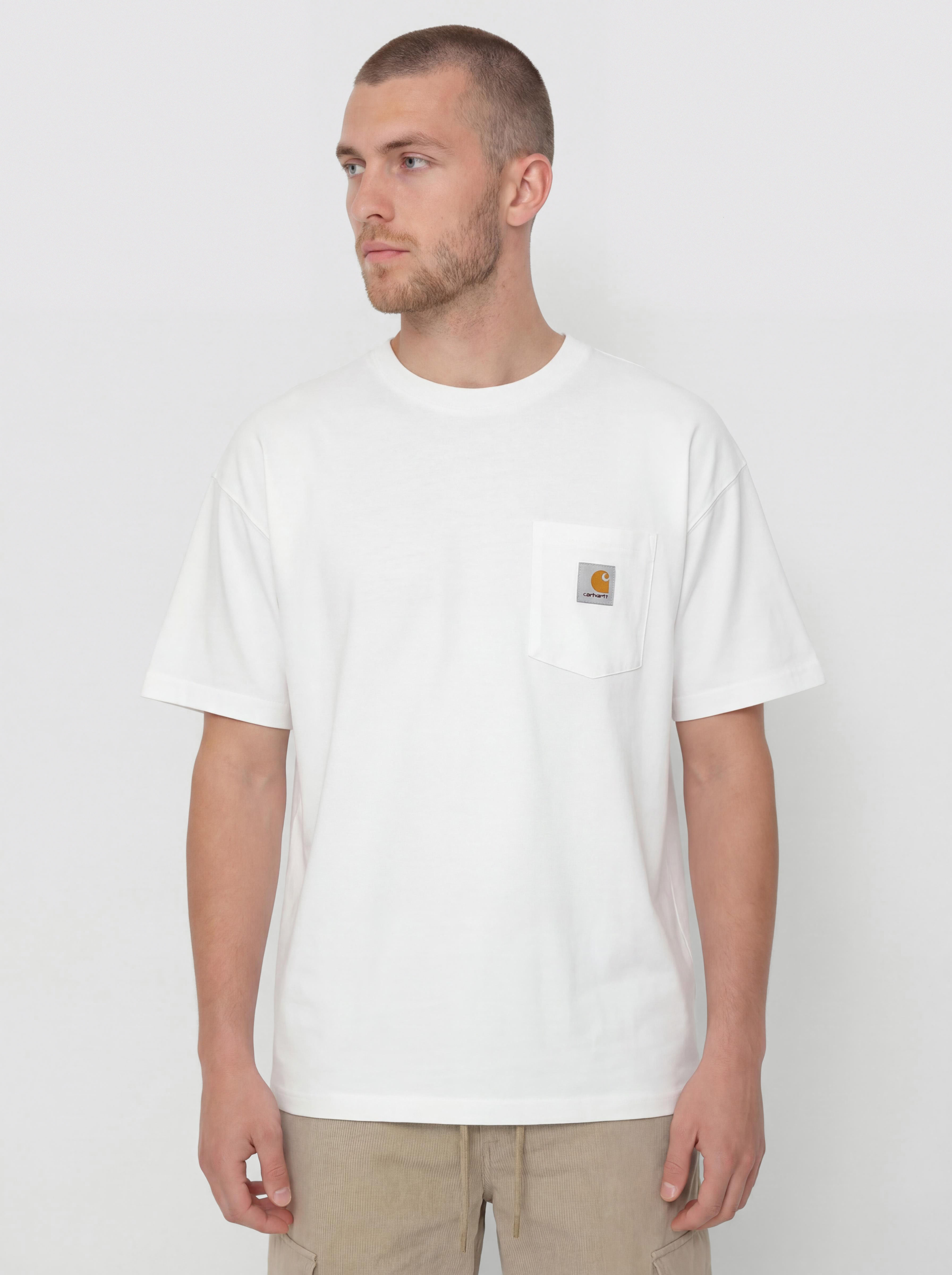 Carhartt WIP T-Shirt Work Pocket (white)