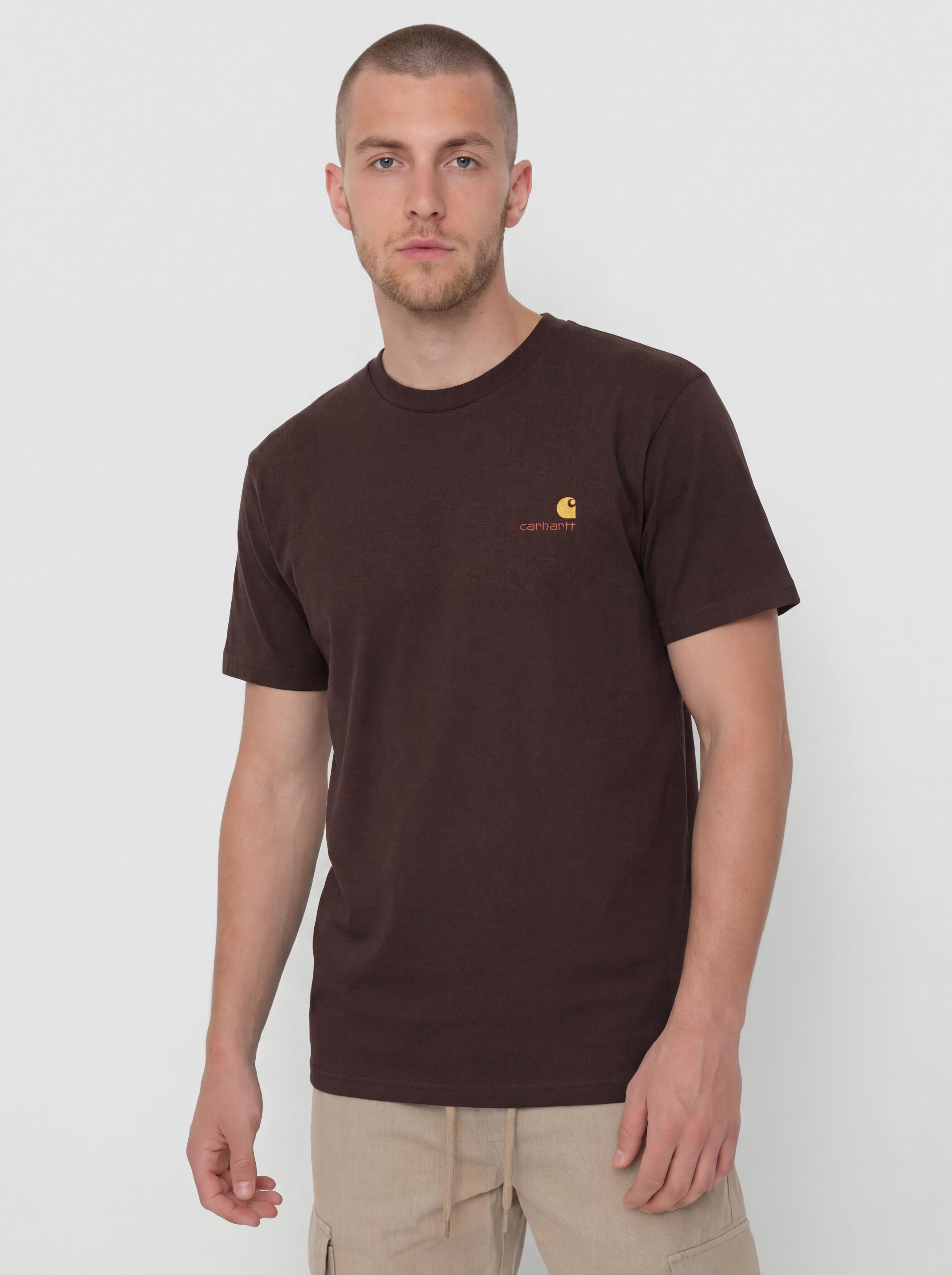 Carhartt WIP T-Shirt American Script (palisander)
