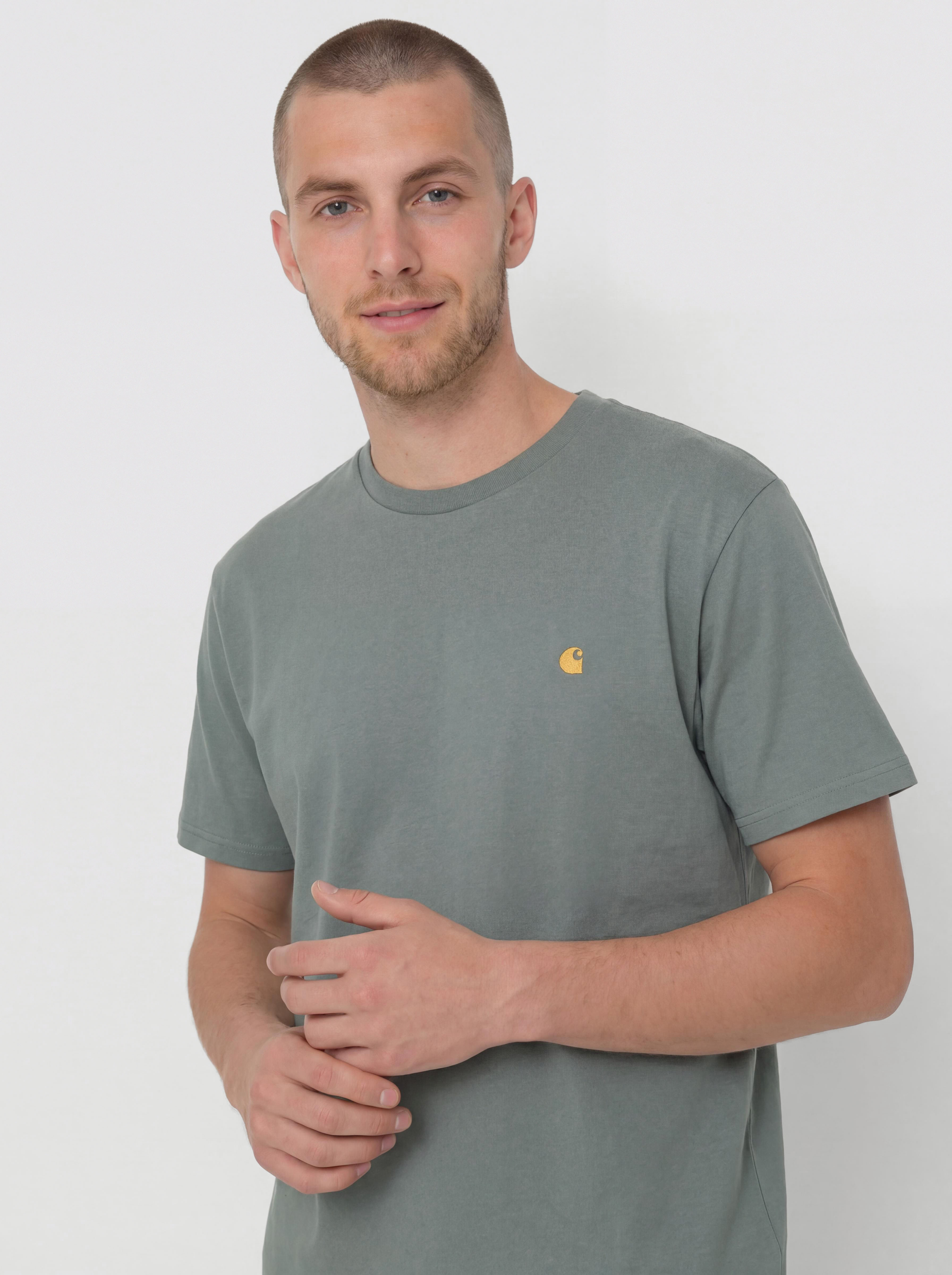 Carhartt WIP T-Shirt Chase (velvet green/gold)