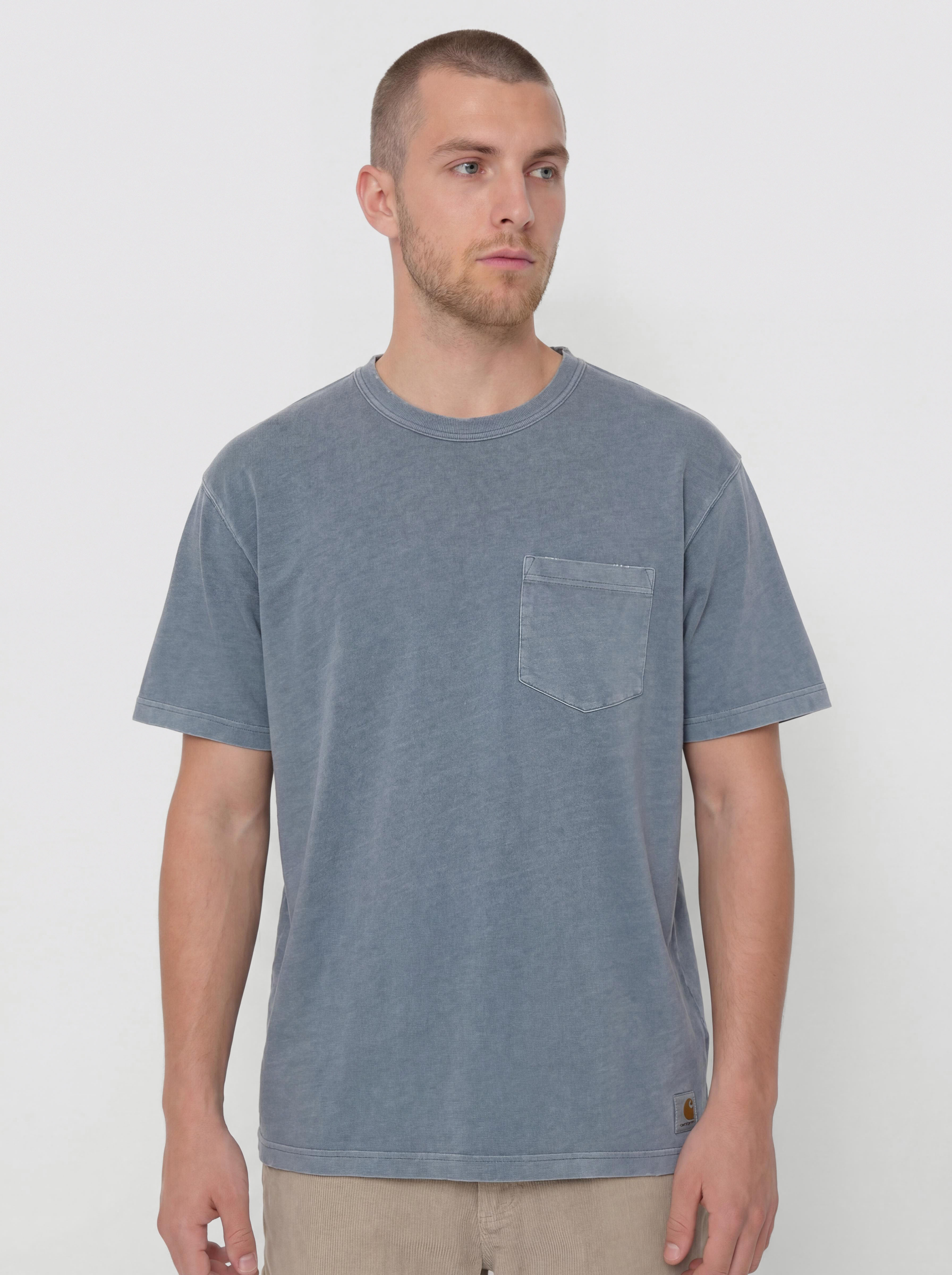 Carhartt WIP T-Shirt Torion Pocket (office blue)
