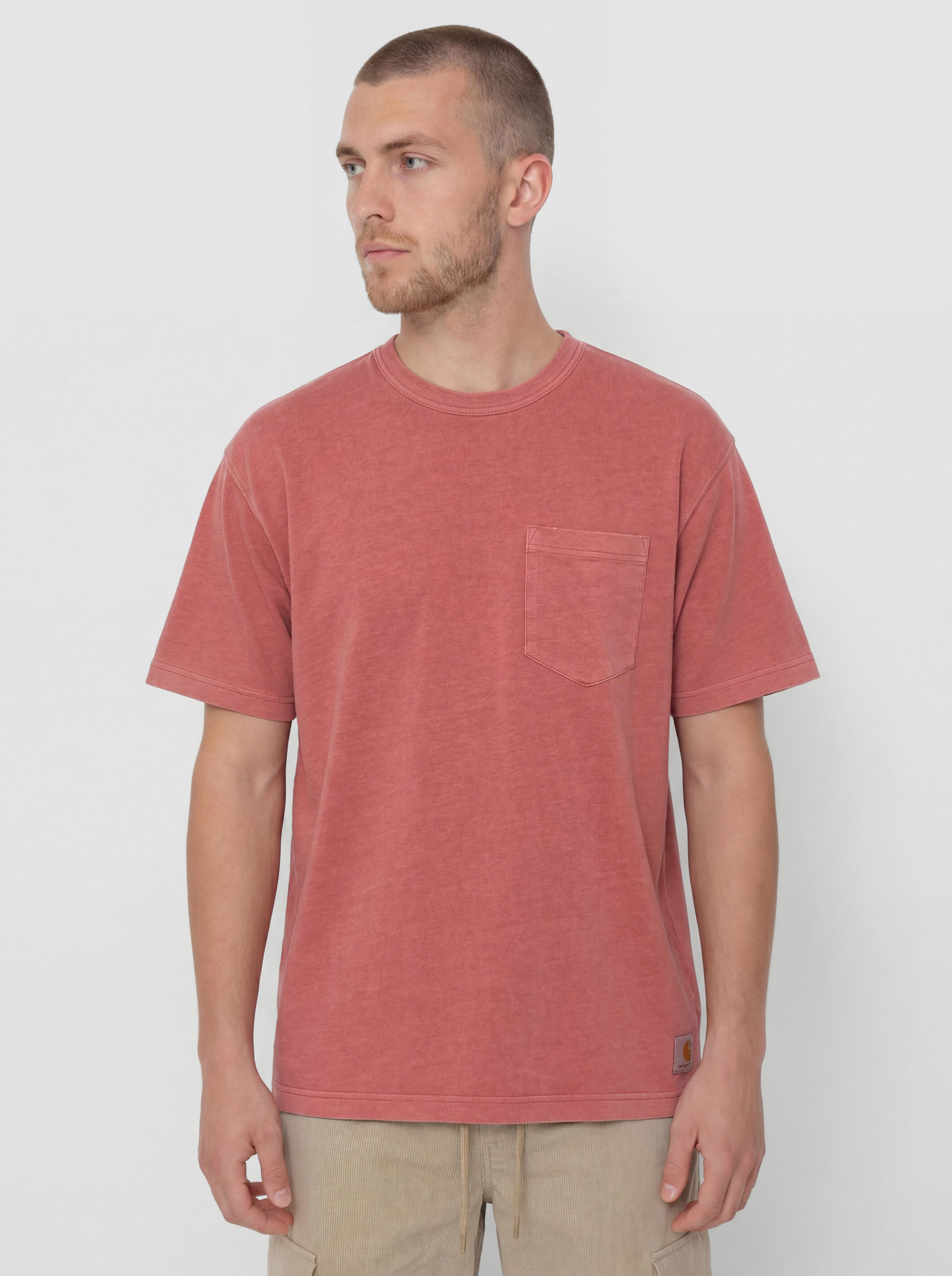Carhartt WIP T-Shirt Torion Pocket (marsala)