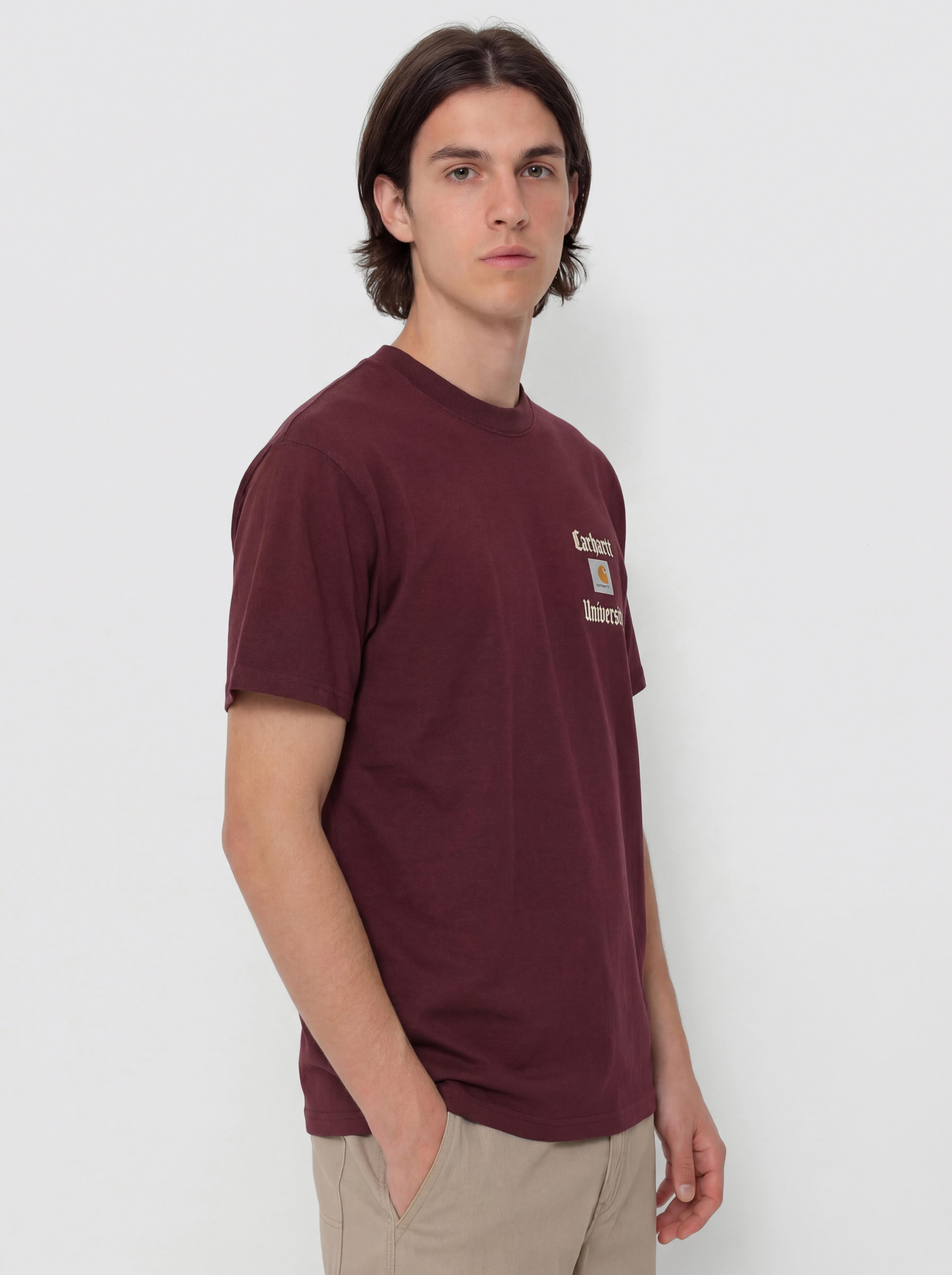 Carhartt WIP Schooling Heart T-Shirt - burgundy (rondo)