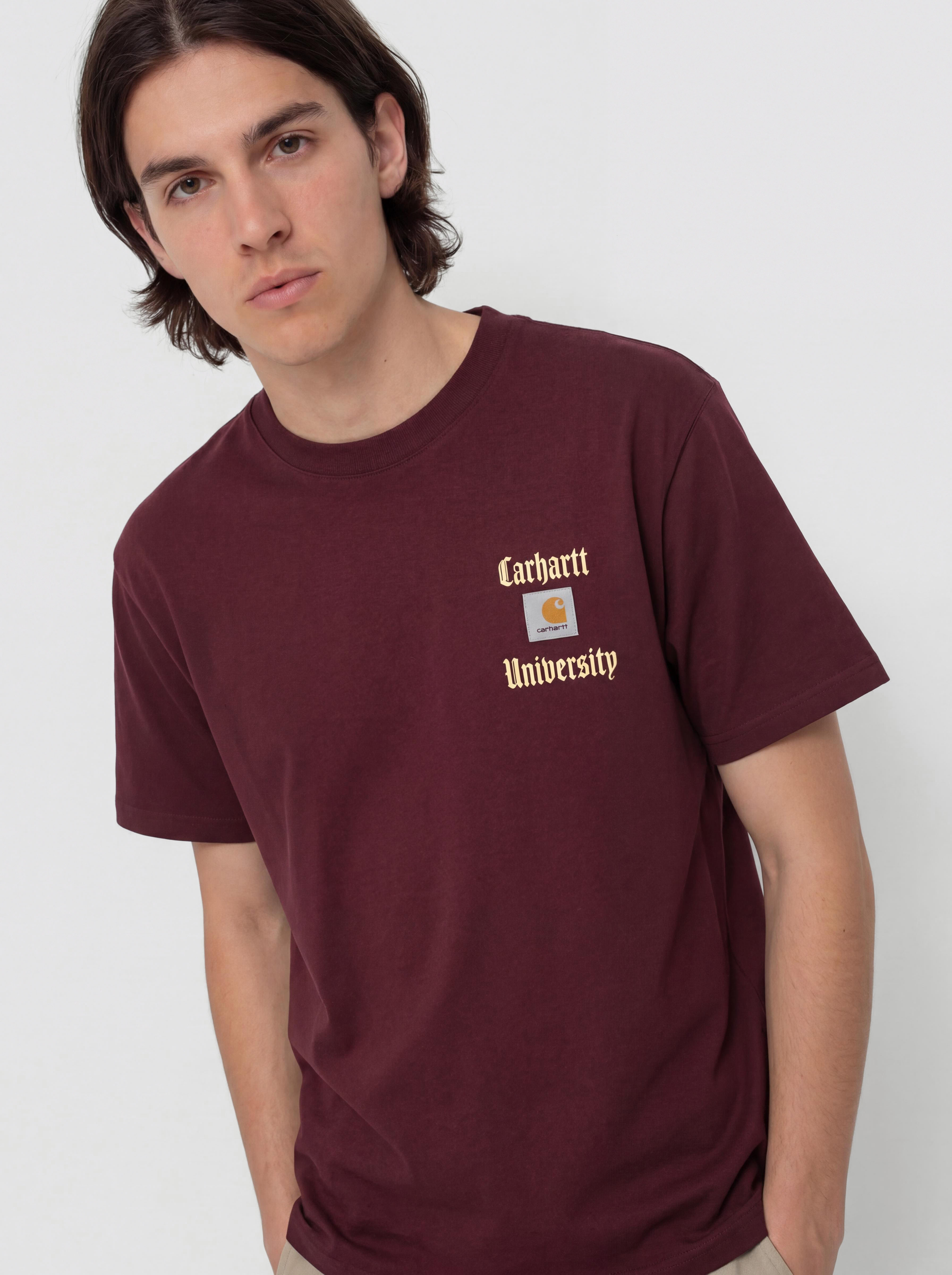 Carhartt WIP Schooling Heart T-Shirt - burgundy (rondo)