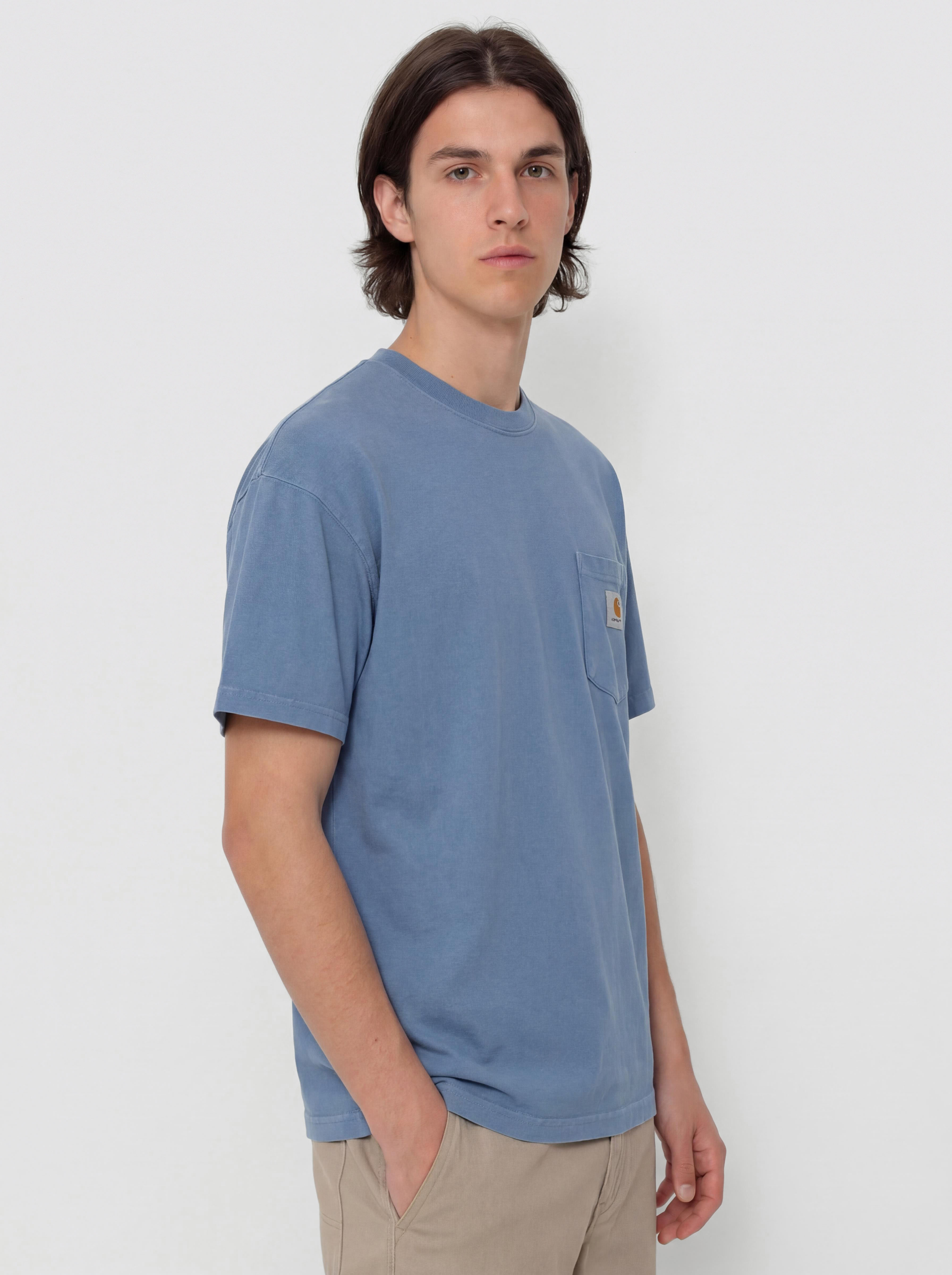 Carhartt WIP Hudson Pocket T-shirt (sorrent/chalk wash)